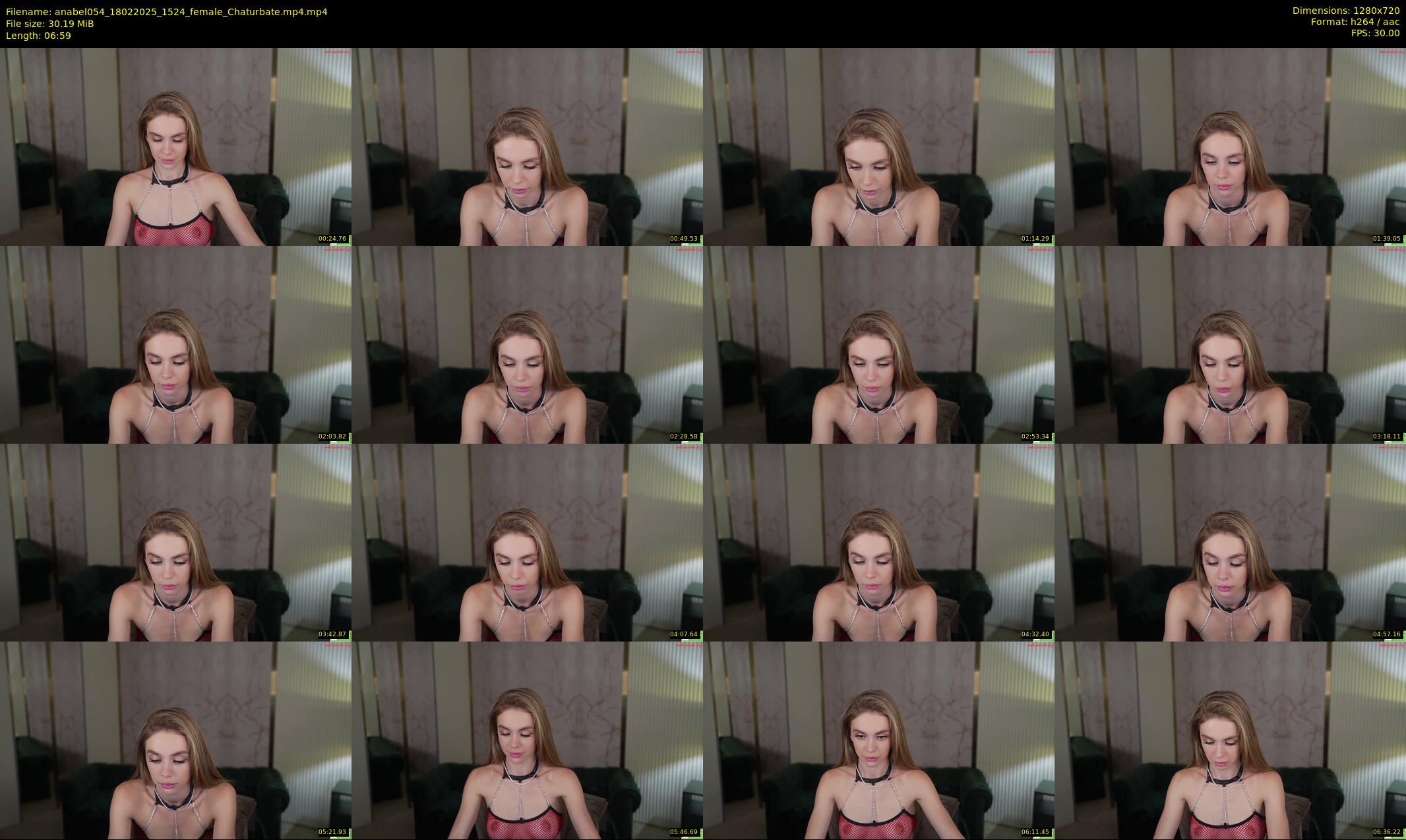 anabel054 — 7 minute Chaturbate female cam show recording, 720p, Feb 18, 2025