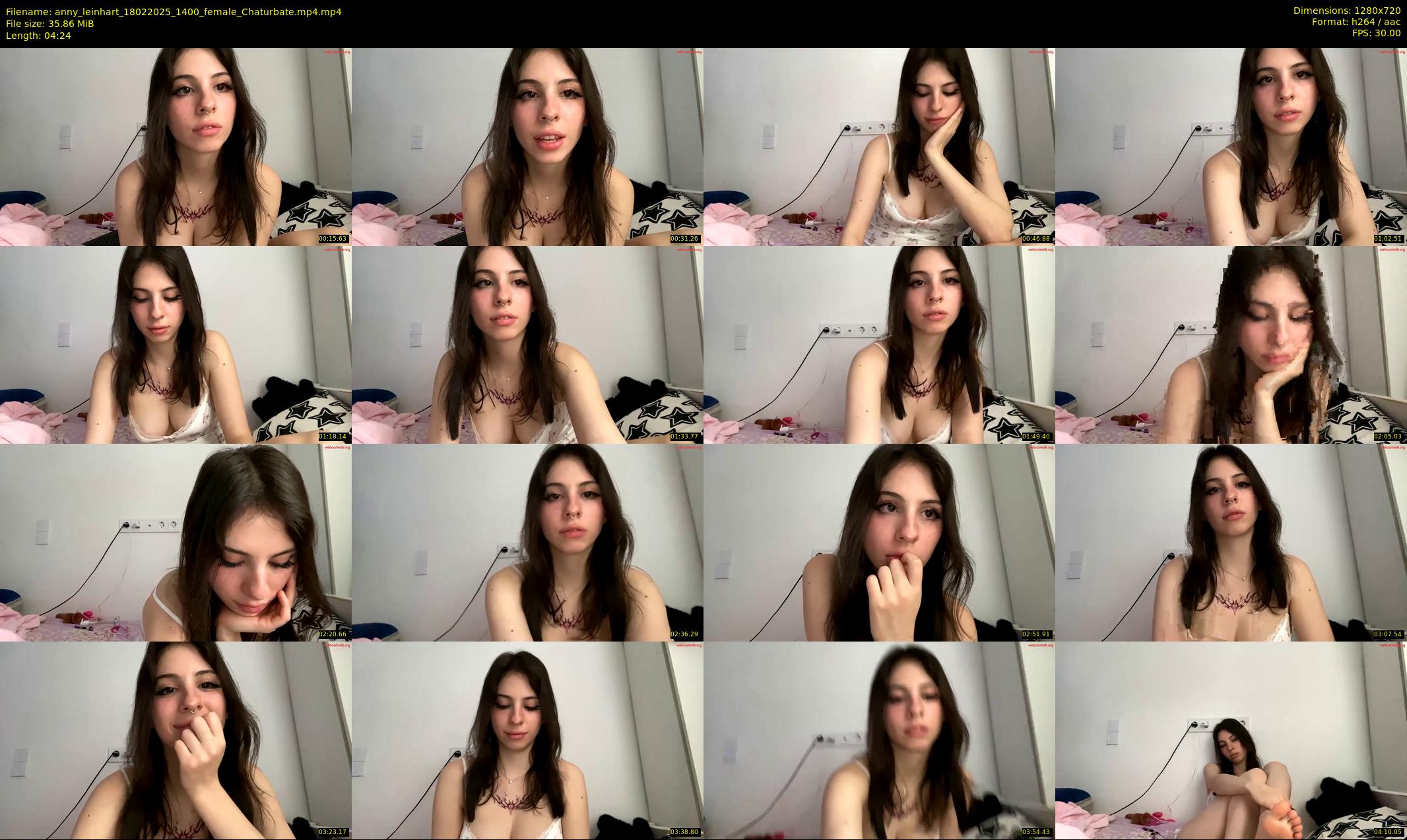 anny_leinhart — 5 minute Chaturbate female cam show recording, 720p, Feb 18, 2025