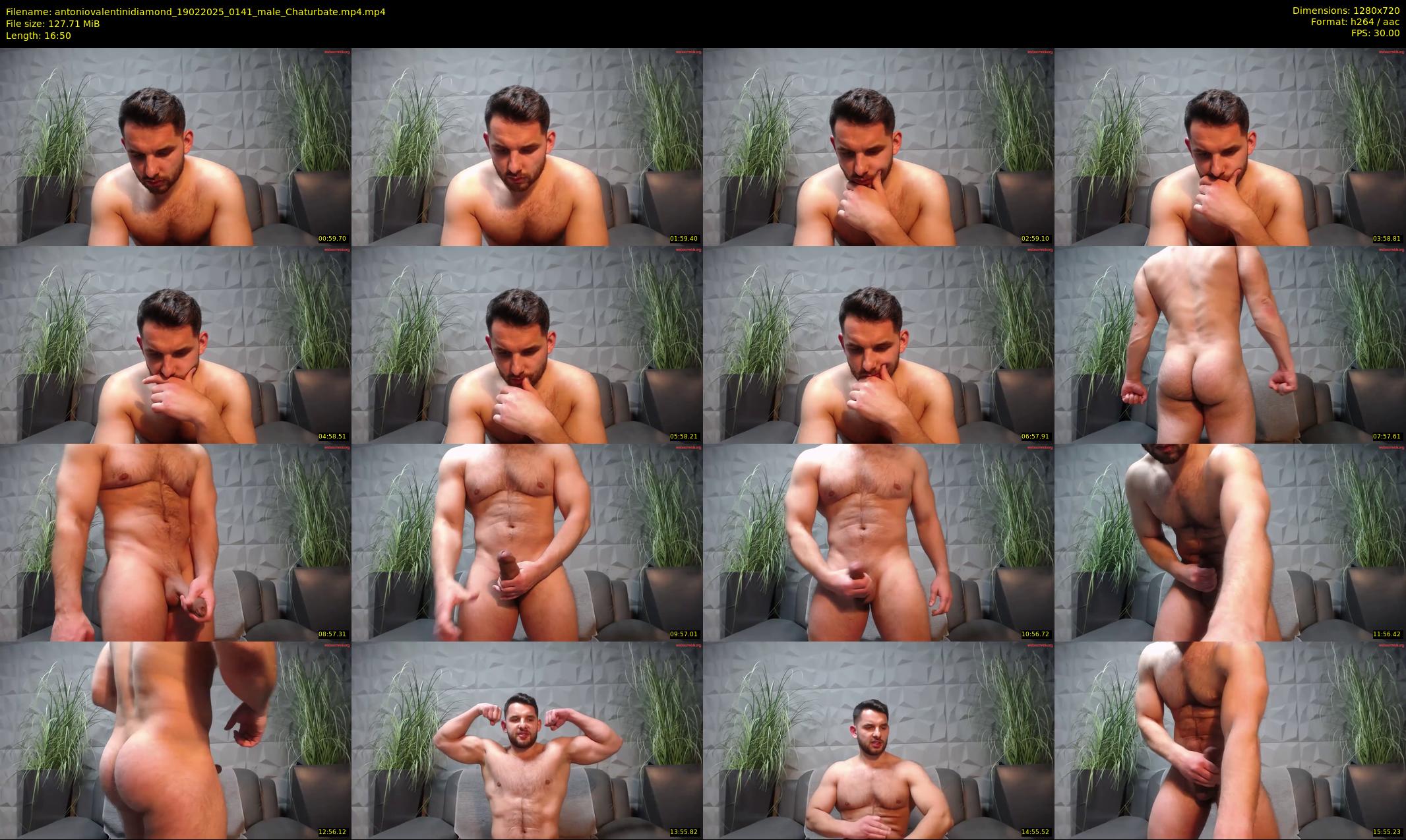 antoniovalentinidiamond — 17 minute Chaturbate male cam show recording, 720p, Feb 19, 2025