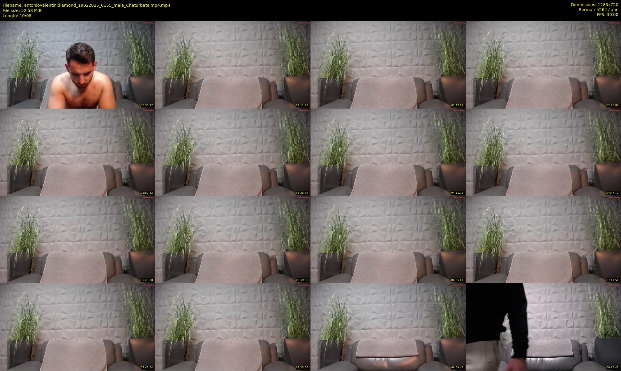 antoniovalentinidiamond — 11 minute Chaturbate male cam show recording, 720p, Feb 19, 2025