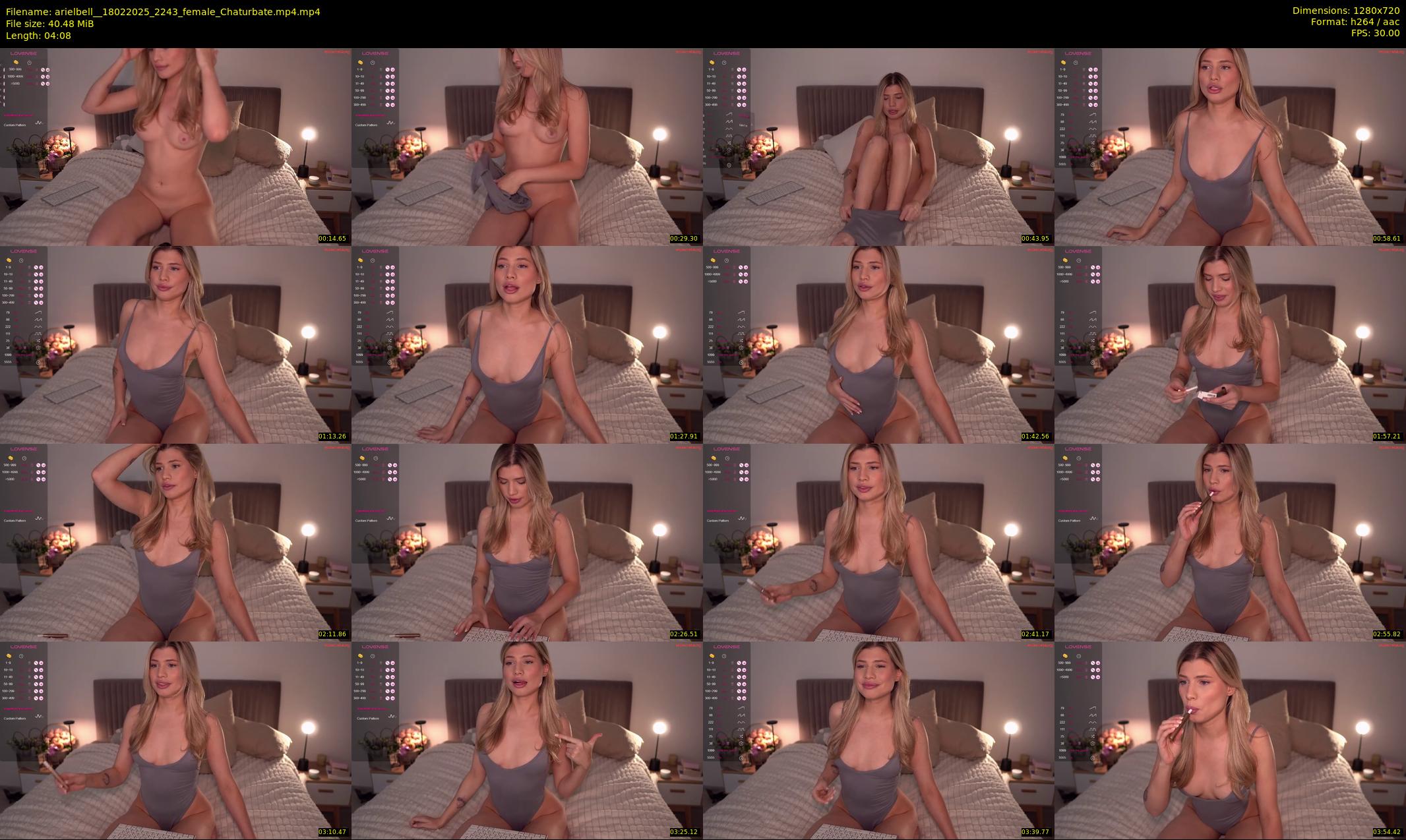 arielbell_ — 5 minute Chaturbate female cam show recording, 720p, Feb 18, 2025