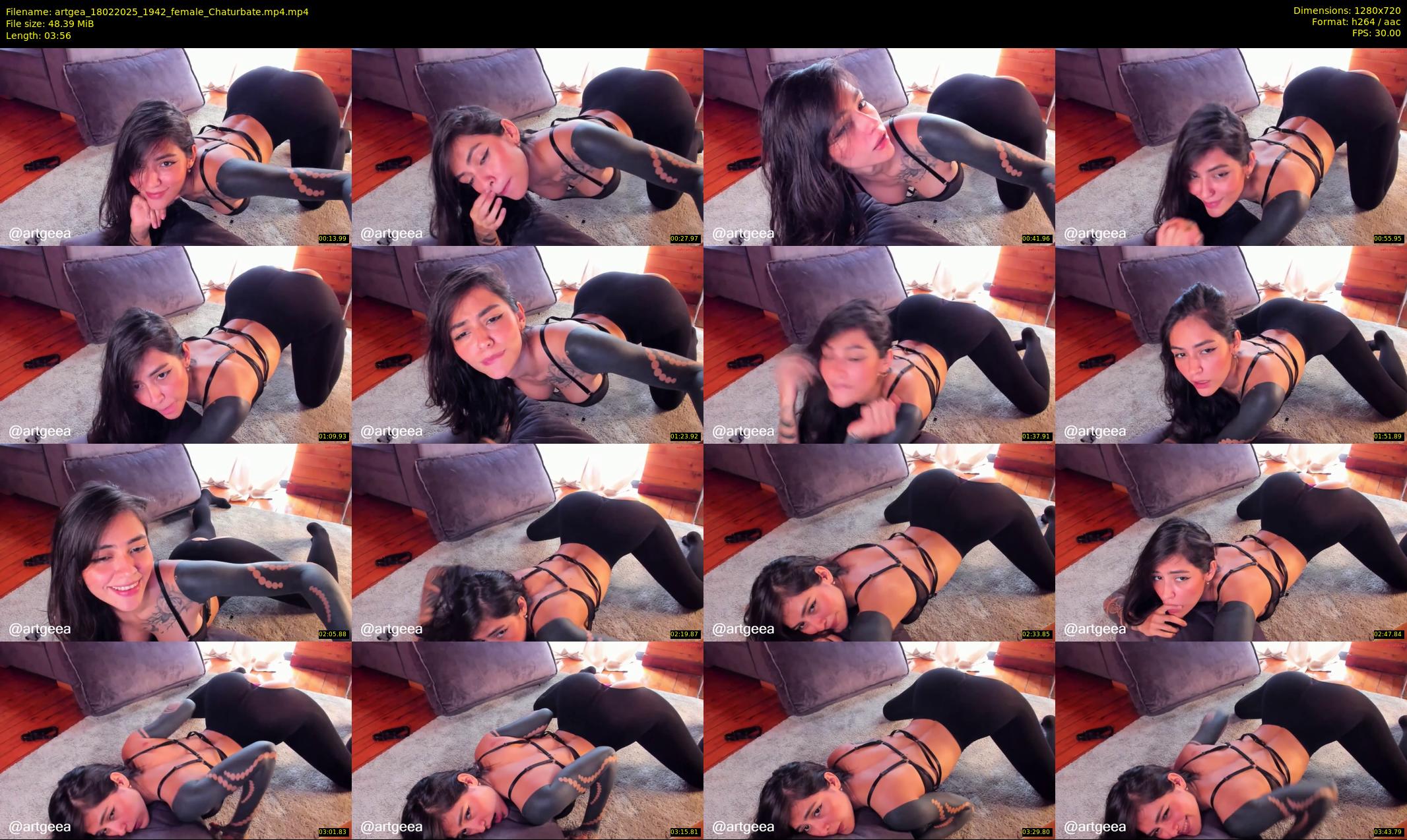 artgea — 4 minute Chaturbate female cam show recording, 720p, Feb 18, 2025