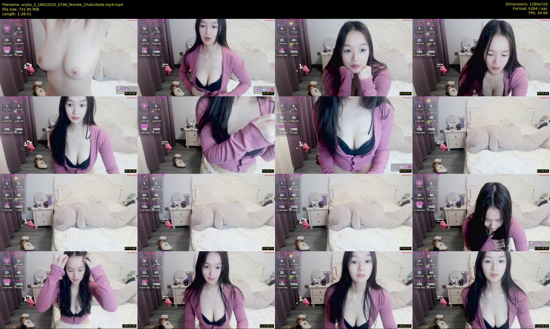arylia_3 — 89 minute Chaturbate female cam show recording, 720p, Feb 18, 2025