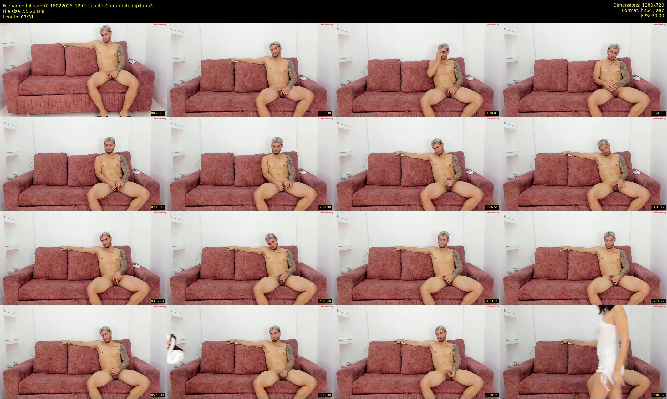 billieee07 — 8 minute Chaturbate couple cam show recording, 720p, Feb 18, 2025