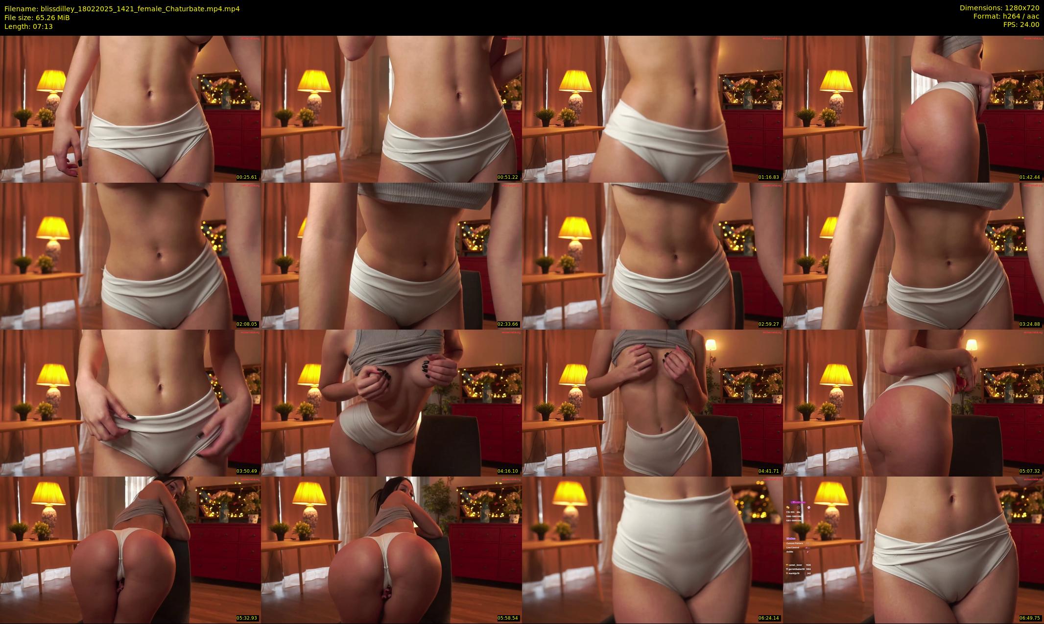 blissdilley — 8 minute Chaturbate female cam show recording, 720p, Feb 18, 2025