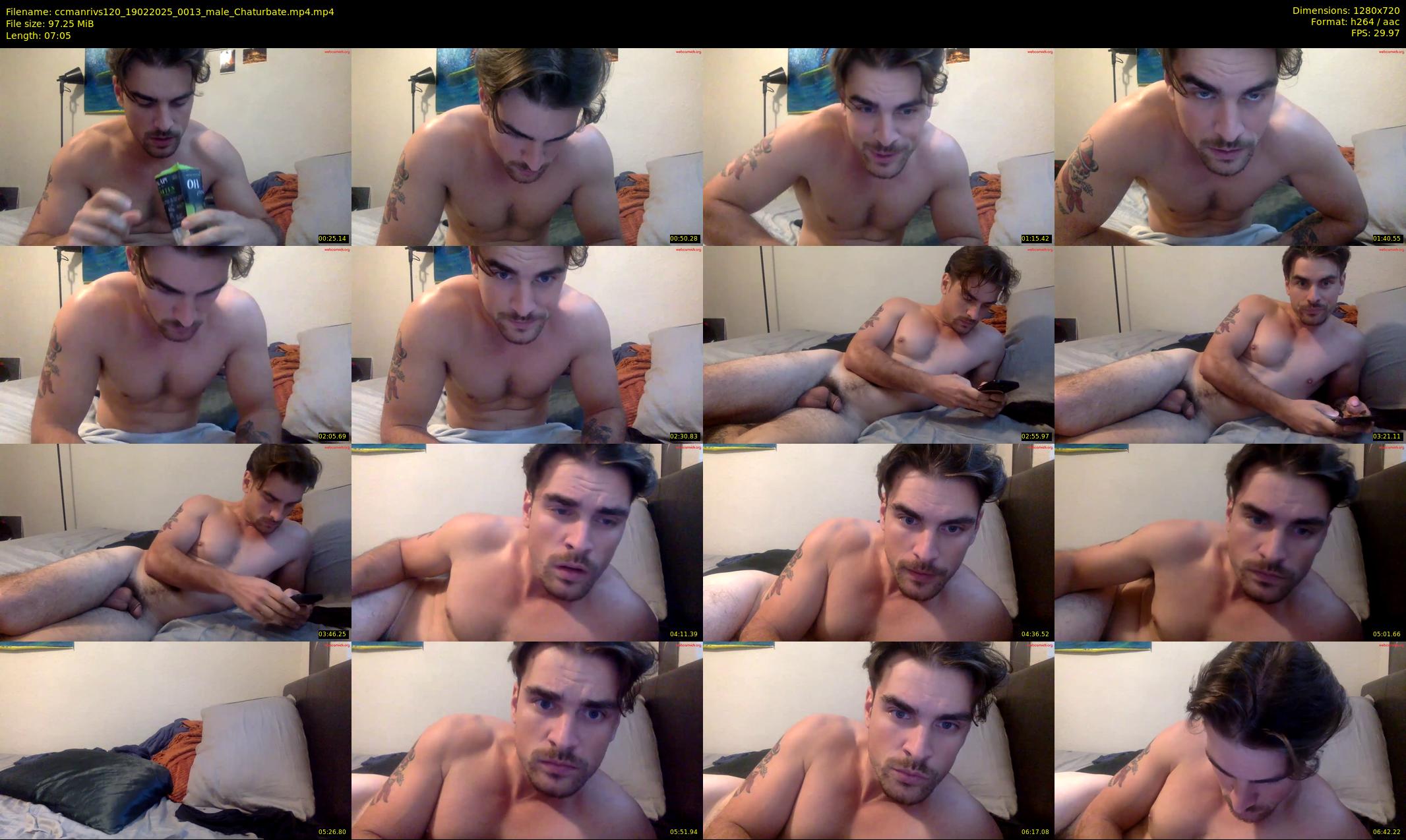 ccmanrivs120 — 8 minute Chaturbate male cam show recording, 720p, Feb 19, 2025