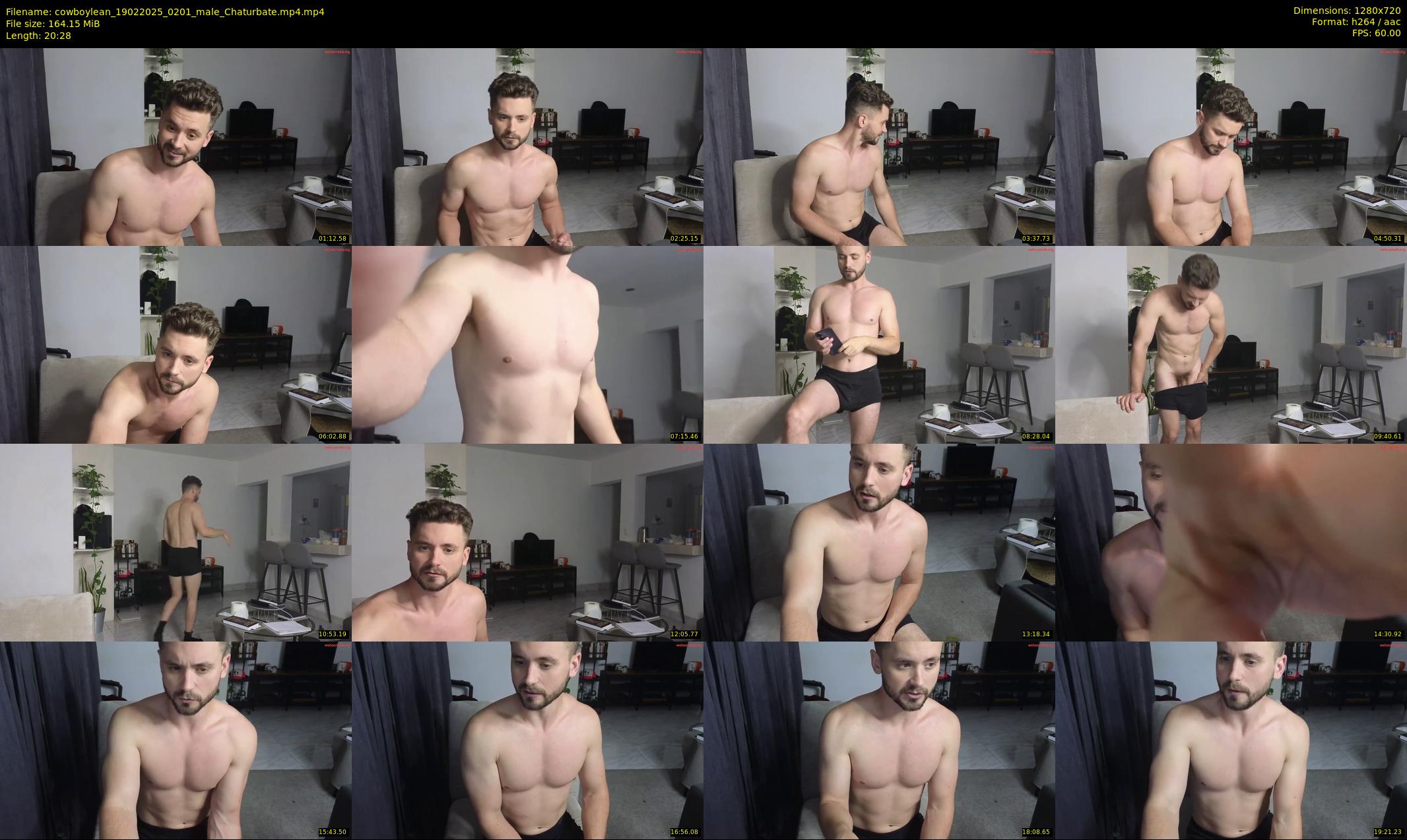 cowboylean — 21 minute Chaturbate male cam show recording, 720p, Feb 19, 2025
