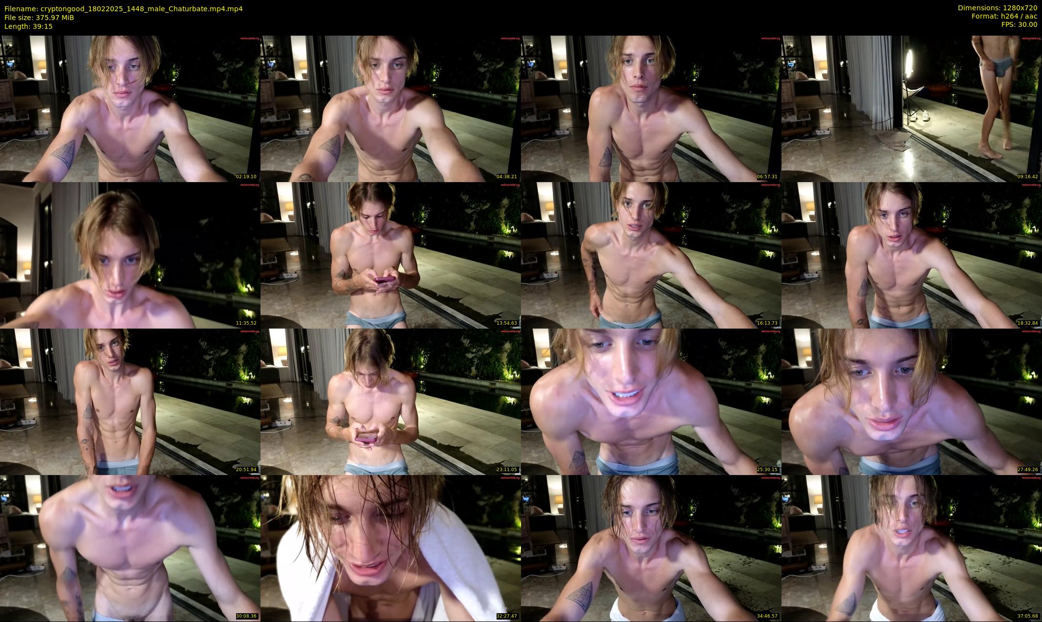 cryptongood — 40 minute Chaturbate male cam show recording, 720p, Feb 18, 2025
