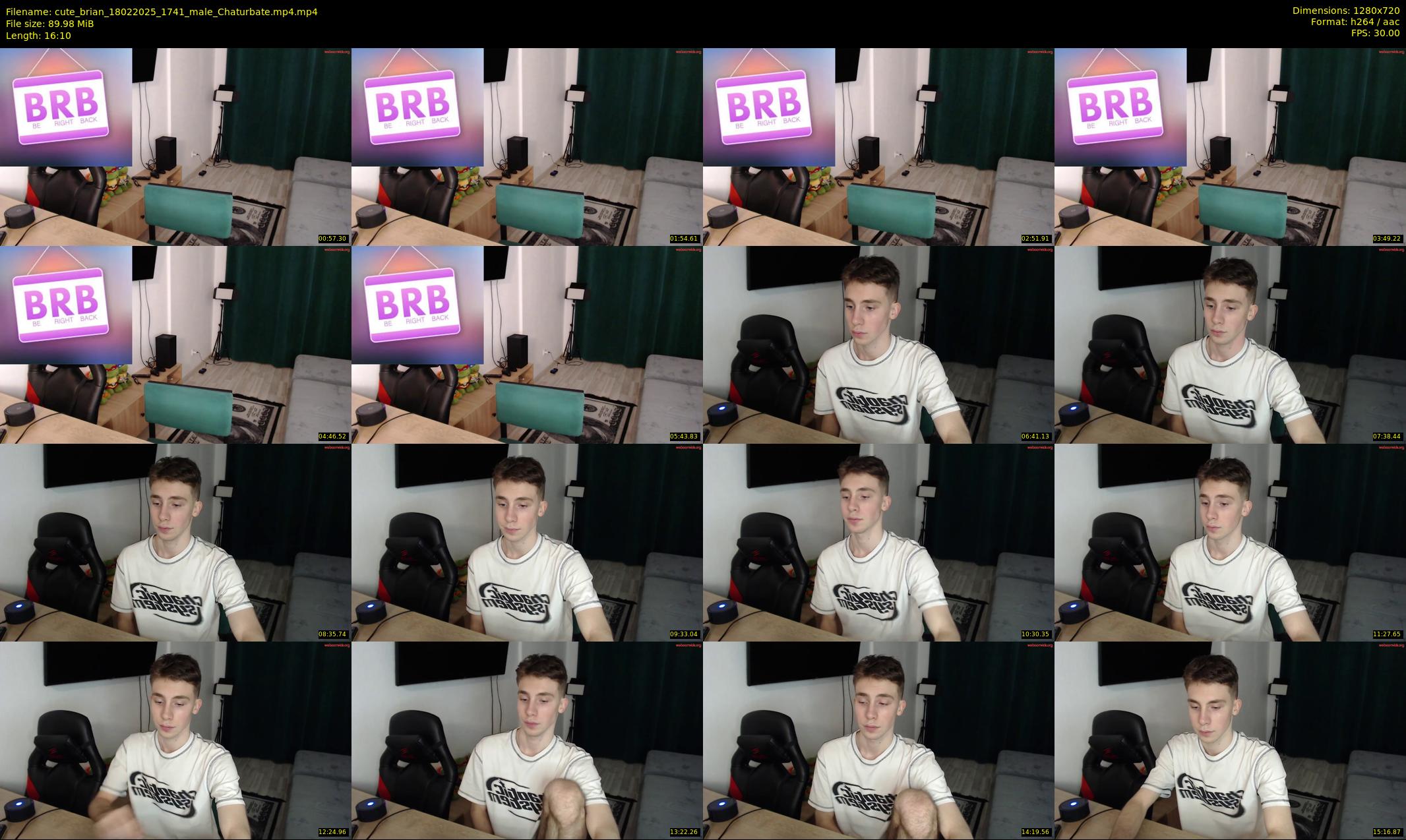 cute_brian — 17 minute Chaturbate male cam show recording, 720p, Feb 18, 2025