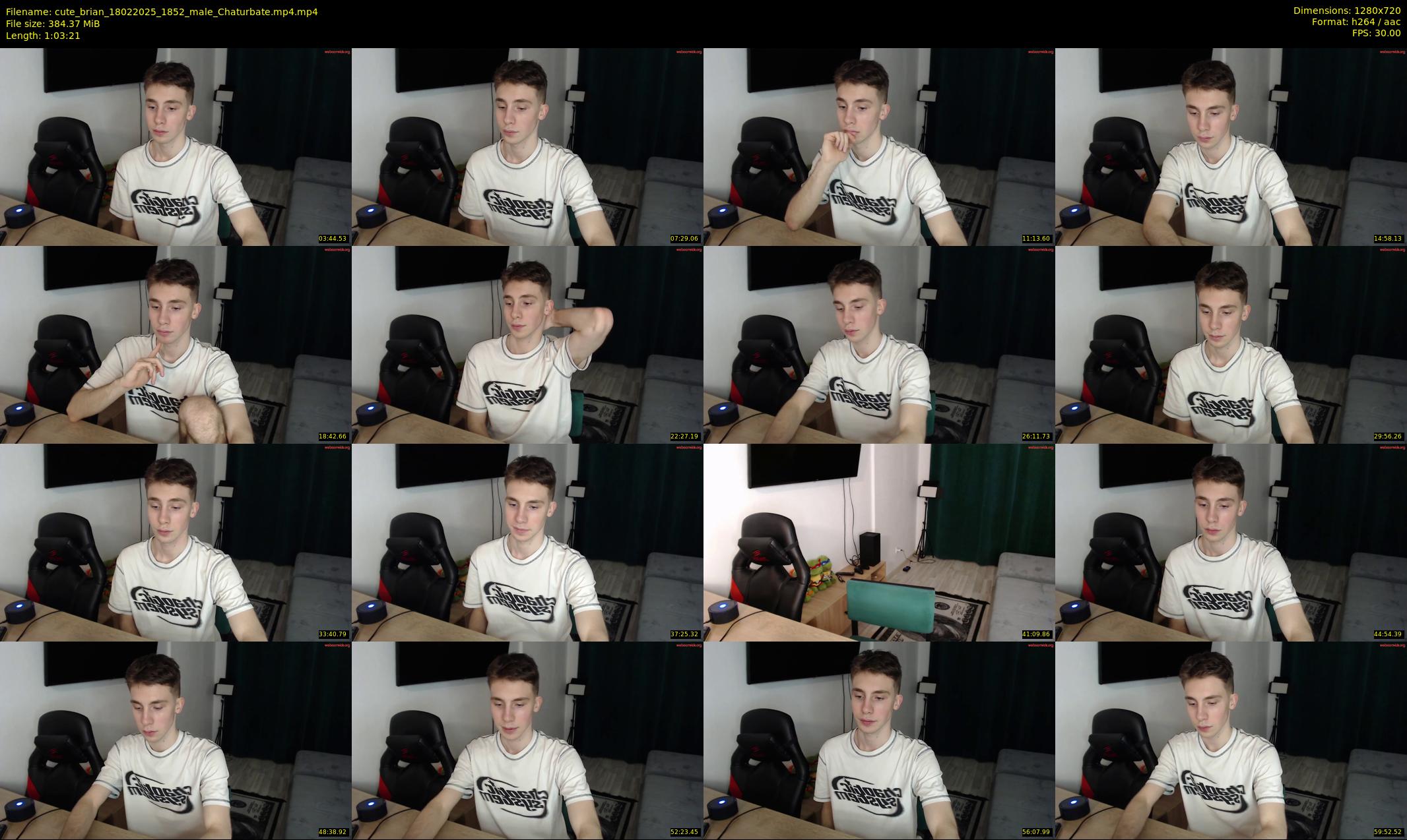 cute_brian — 64 minute Chaturbate male cam show recording, 720p, Feb 18, 2025