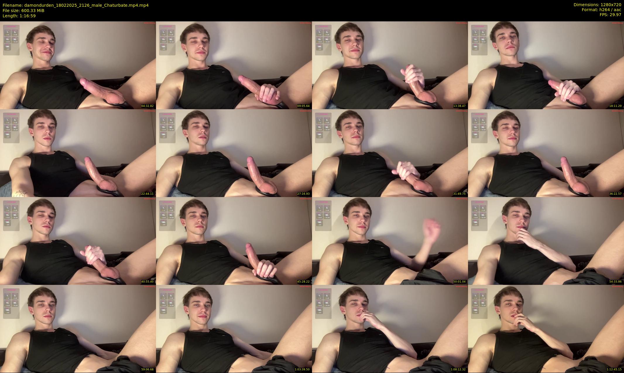 damondurden — 77 minute Chaturbate male cam show recording, 720p, Feb 18, 2025