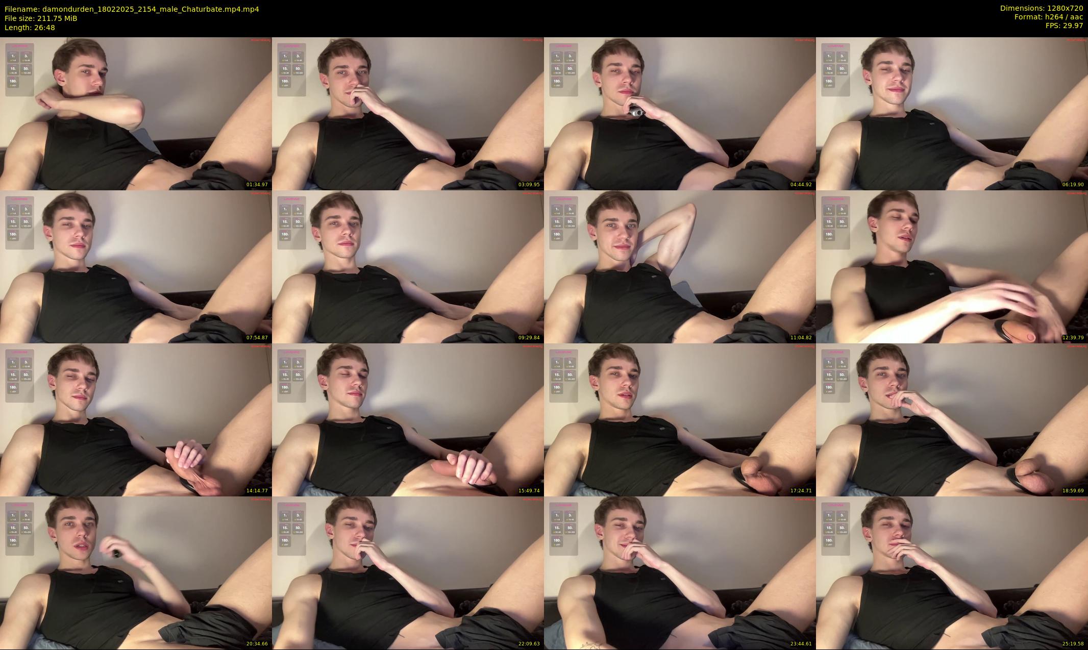 damondurden — 27 minute Chaturbate male cam show recording, 720p, Feb 18, 2025