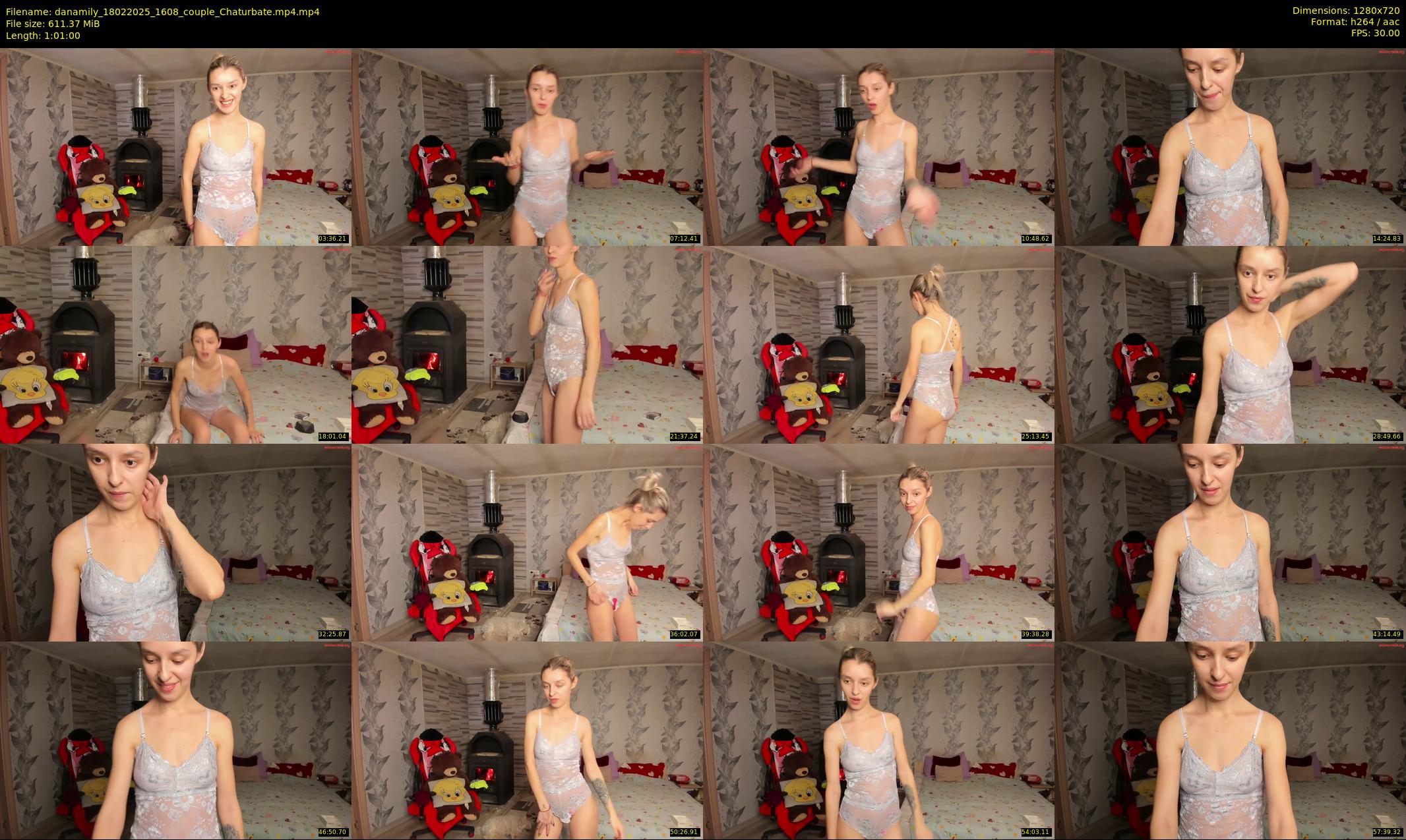 danamily — 61 minute Chaturbate female cam show recording, 720p, Feb 18, 2025