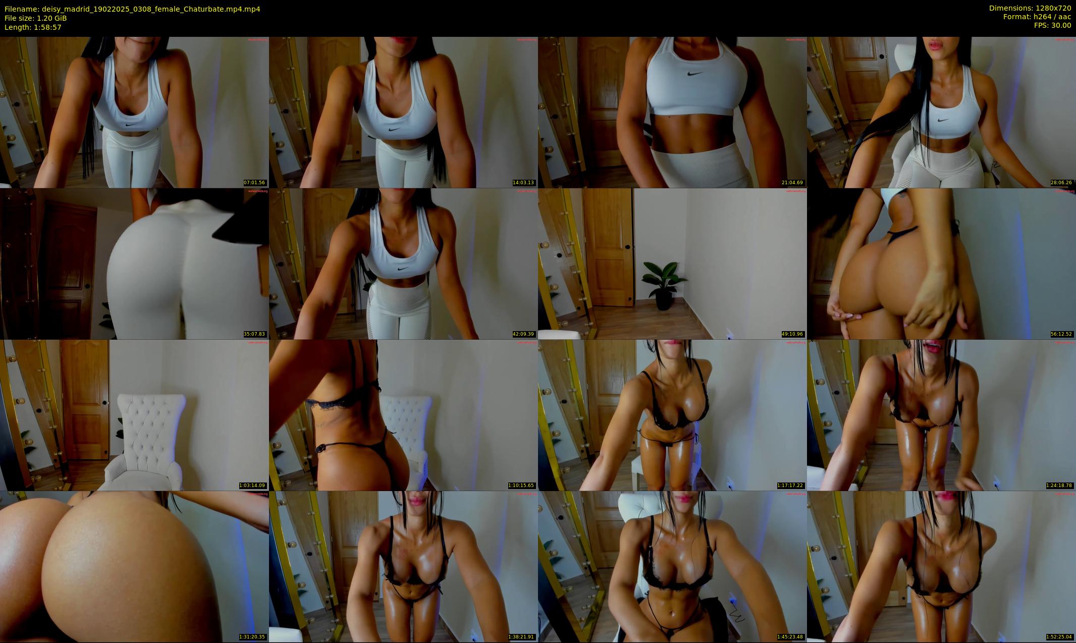 deisy_madrid — 119 minute Chaturbate female cam show recording, 720p, Feb 19, 2025