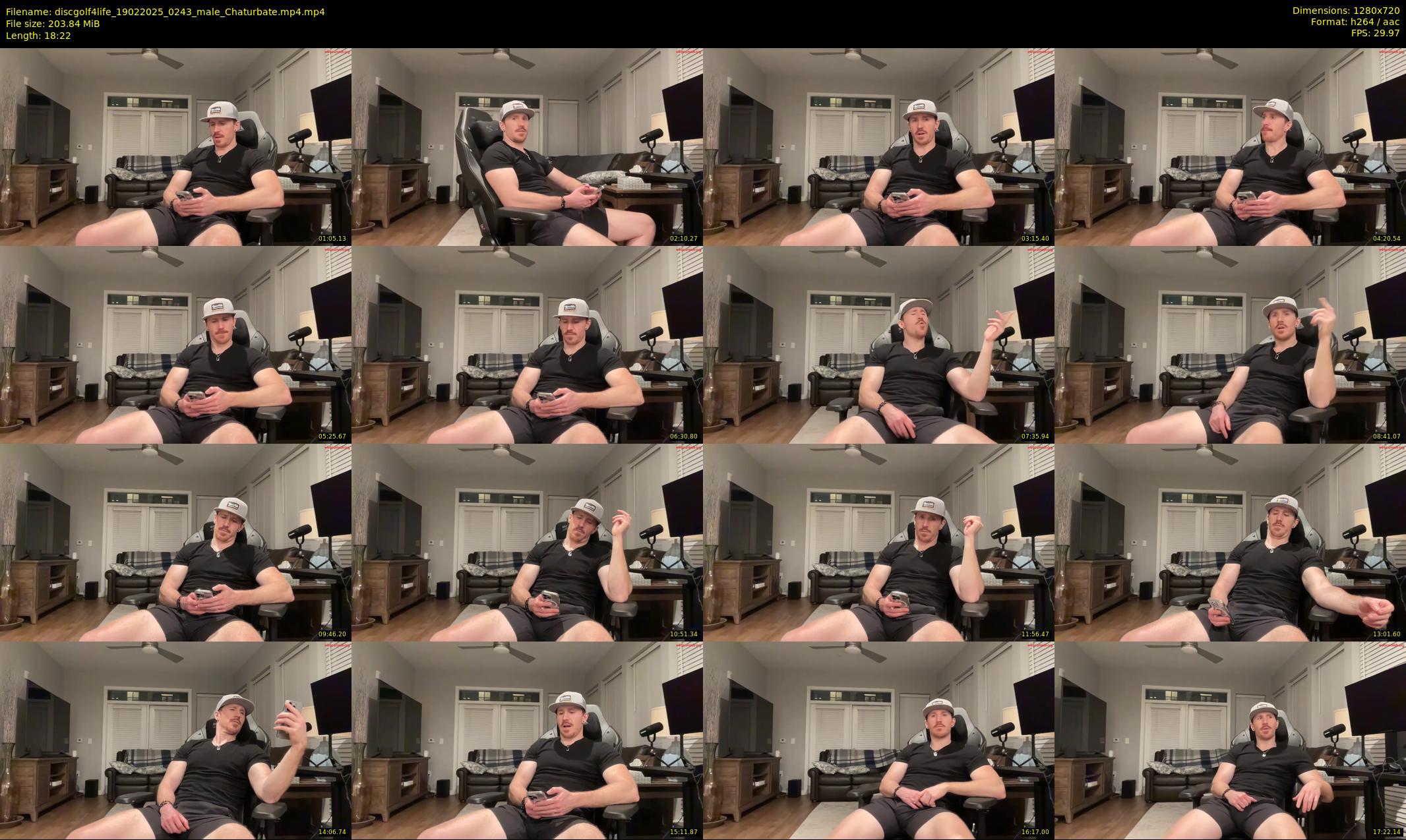 discgolf4life — 19 minute Chaturbate male cam show recording, 720p, Feb 19, 2025