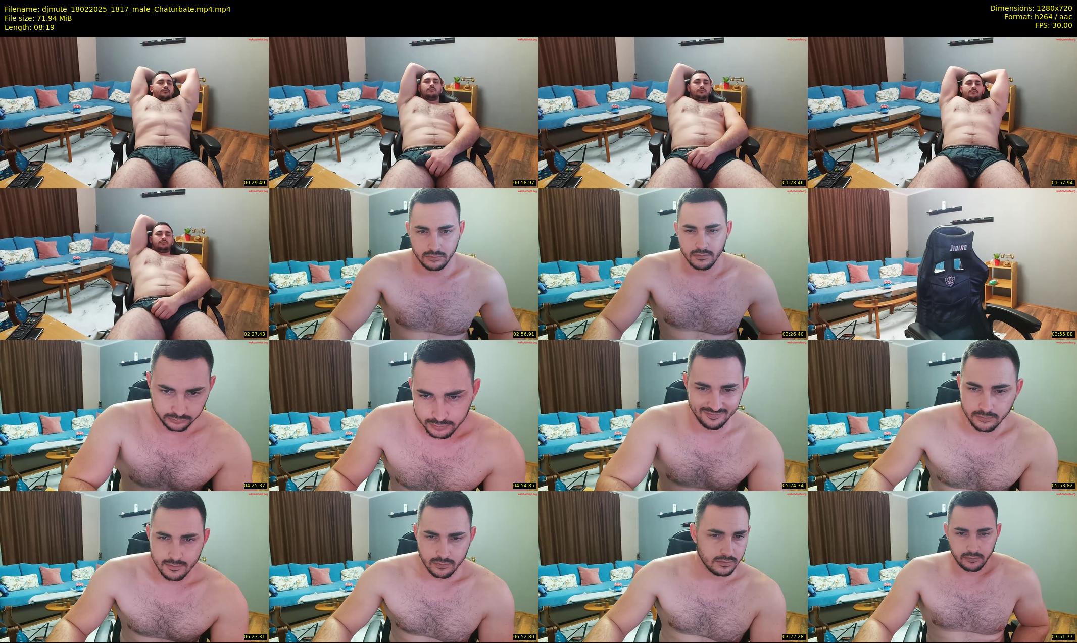 djmute — 9 minute Chaturbate male cam show recording, 720p, Feb 18, 2025