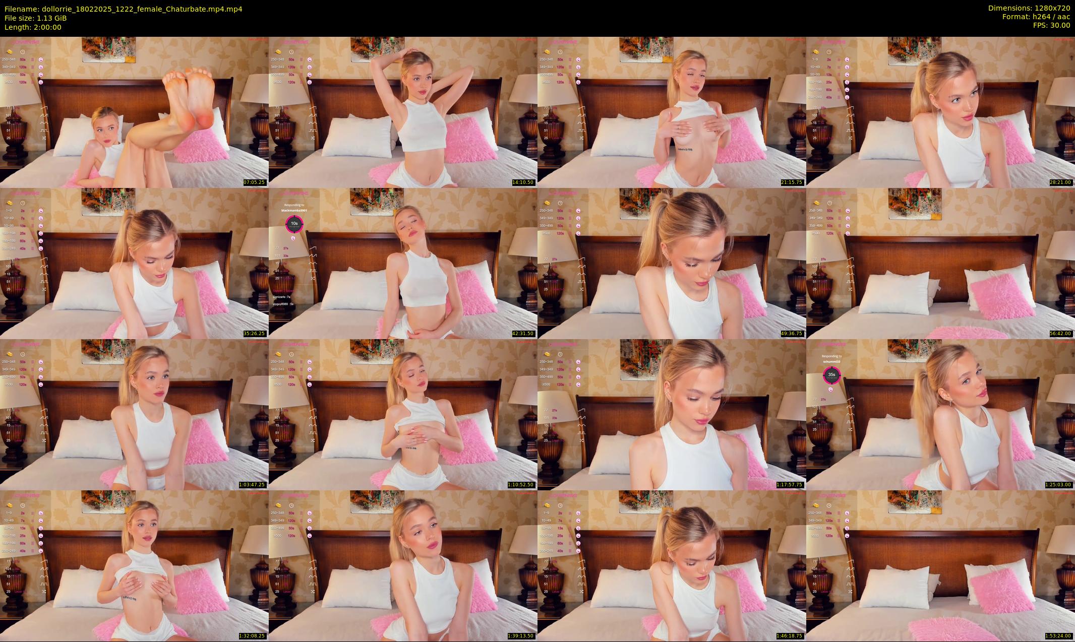 dollorrie — 120 minute Chaturbate couple cam show recording, 720p, Feb 18, 2025
