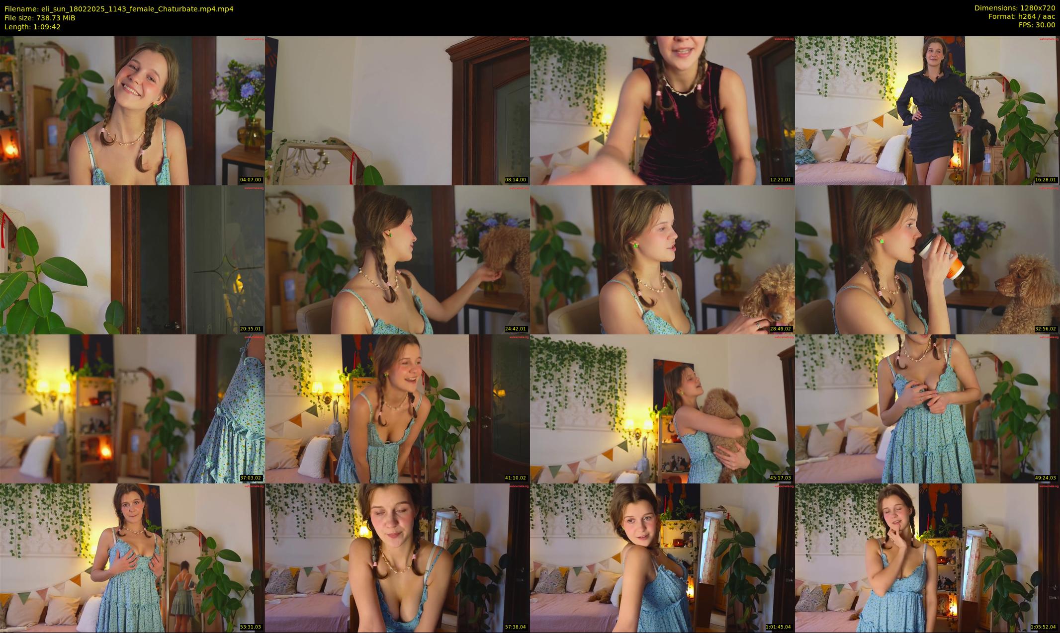 eli_sun — 70 minute Chaturbate female cam show recording, 720p, Feb 18, 2025