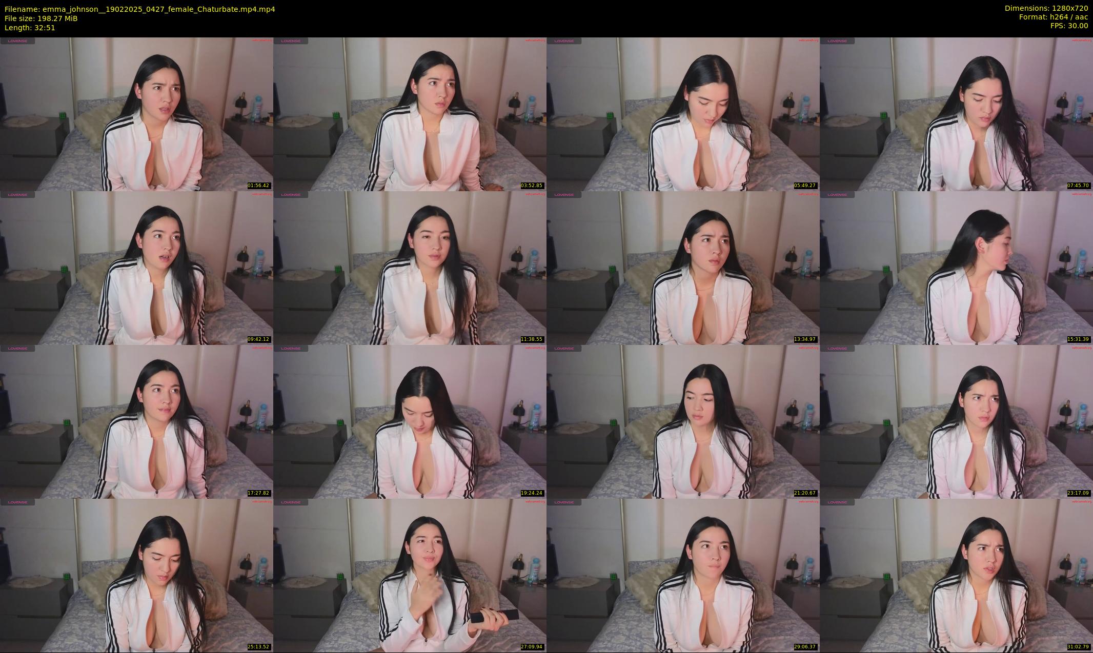 emma_johnson_ — 33 minute Chaturbate female cam show recording, 720p, Feb 19, 2025