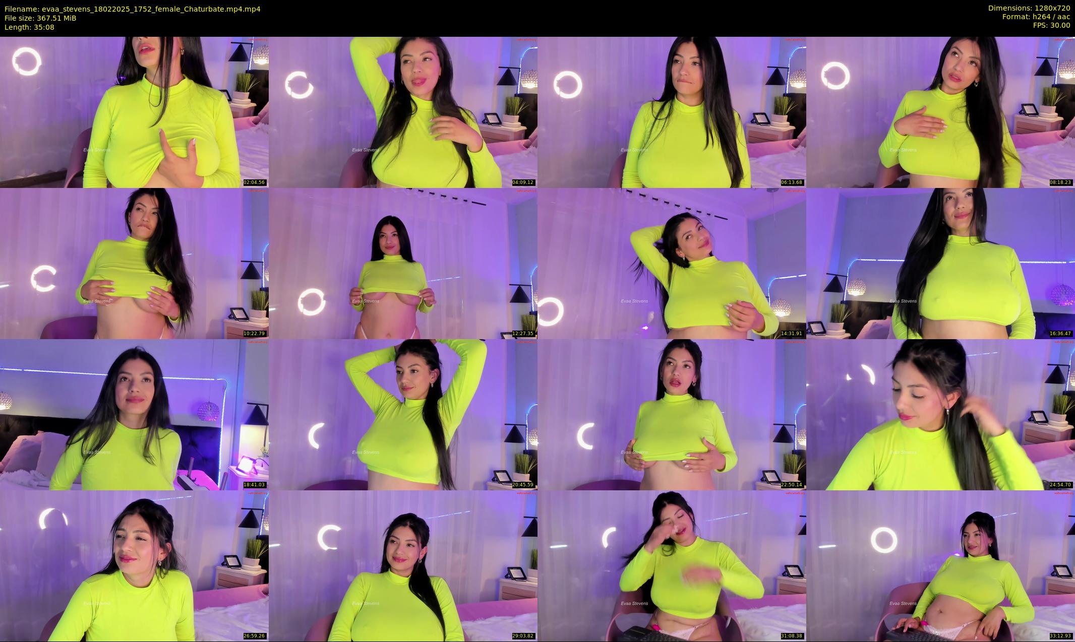 evaa_stevens — 36 minute Chaturbate female cam show recording, 720p, Feb 18, 2025