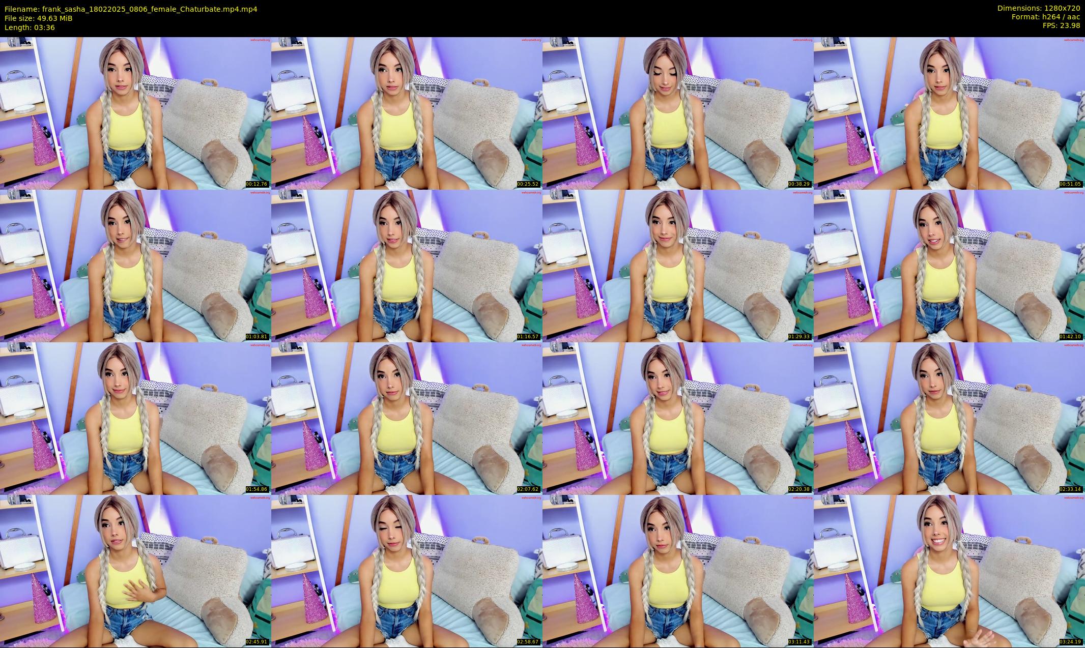 frank_sasha — 4 minute Chaturbate couple cam show recording, 720p, Feb 18, 2025