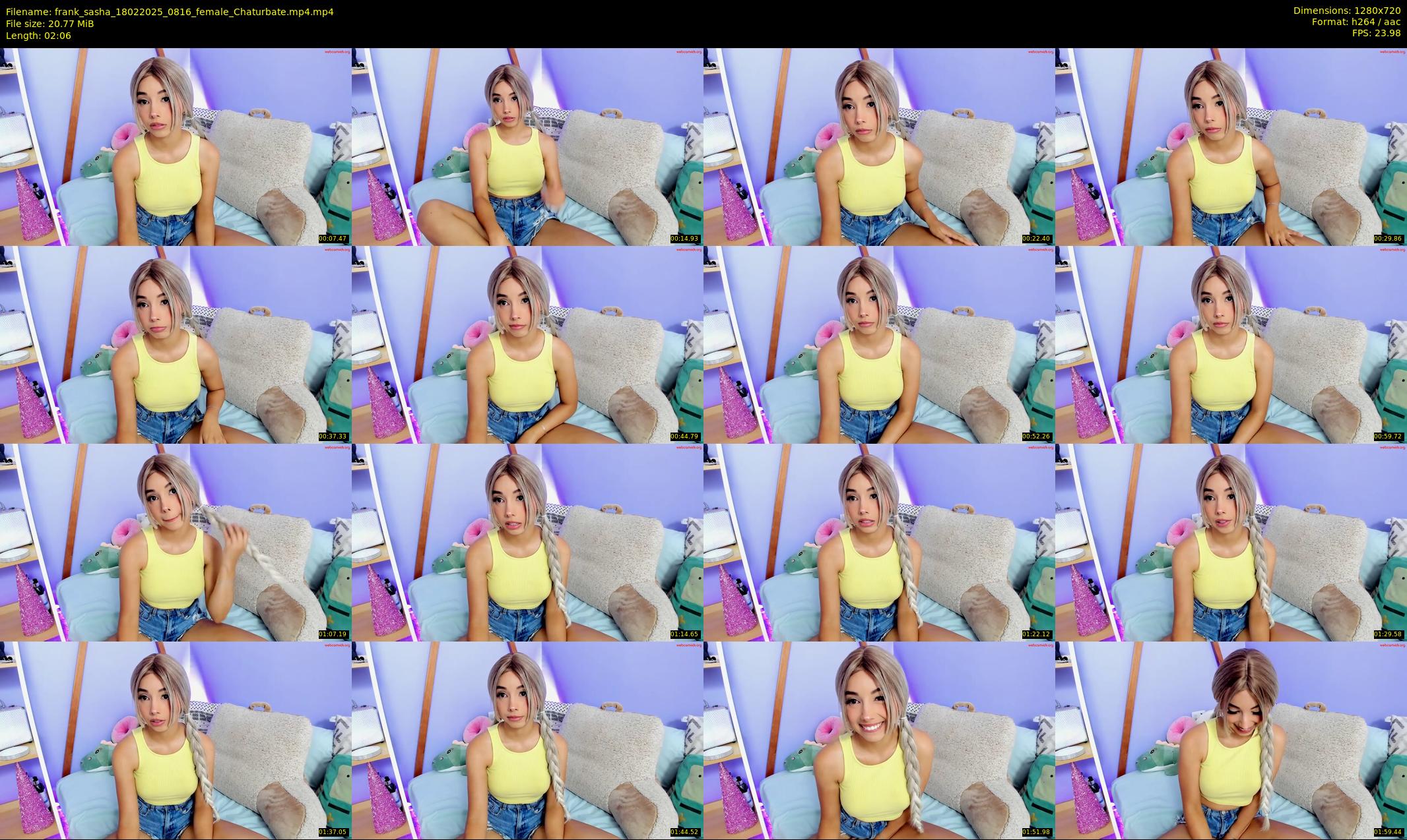 frank_sasha — 3 minute Chaturbate couple cam show recording, 720p, Feb 18, 2025