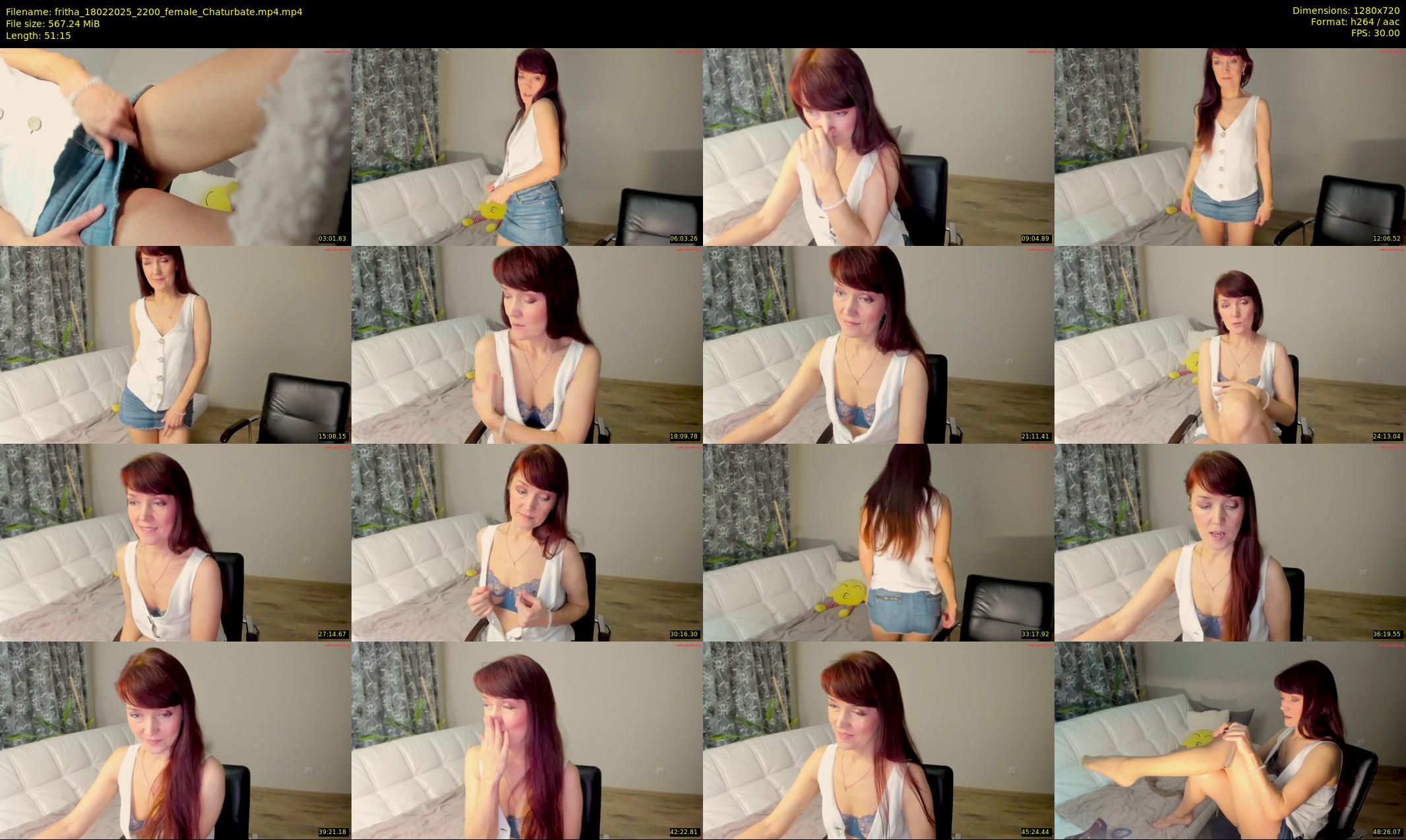 fritha — 52 minute Chaturbate female cam show recording, 720p, Feb 18, 2025