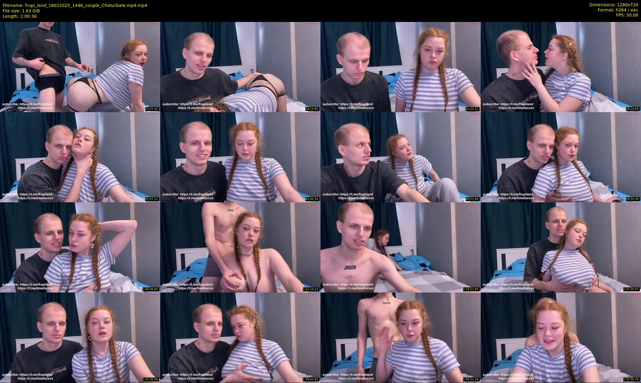 frupi_land — 121 minute Chaturbate couple cam show recording, 720p, Feb 18, 2025