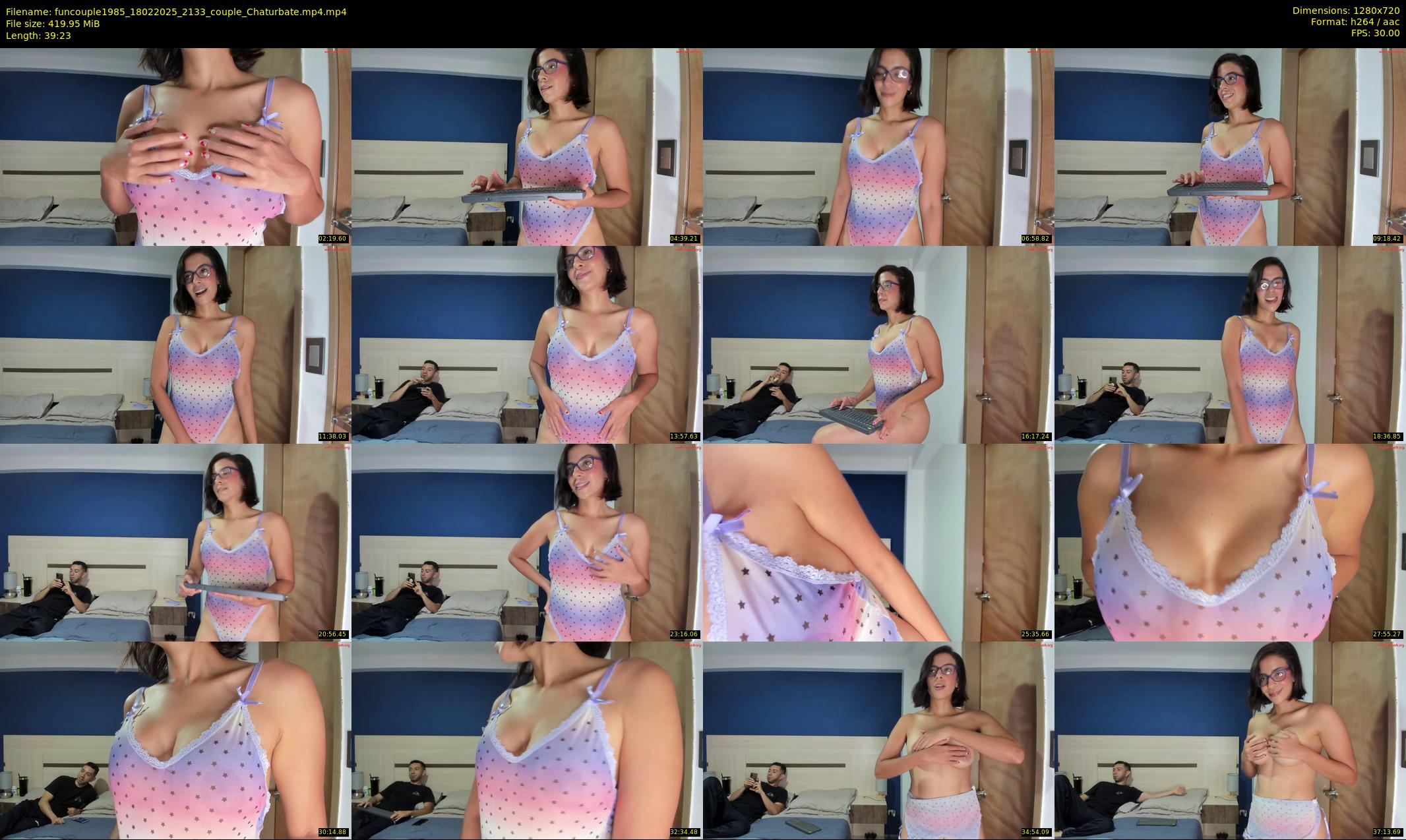 funcouple1985 — 40 minute Chaturbate couple cam show recording, 720p, Feb 18, 2025