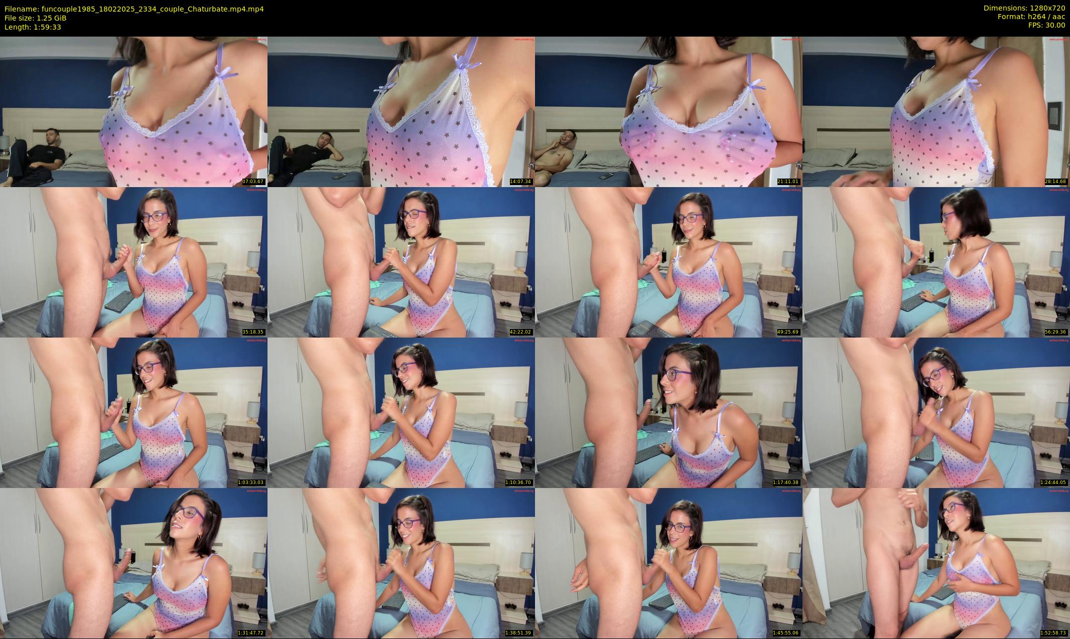 funcouple1985 — 120 minute Chaturbate couple cam show recording, 720p, Feb 18, 2025