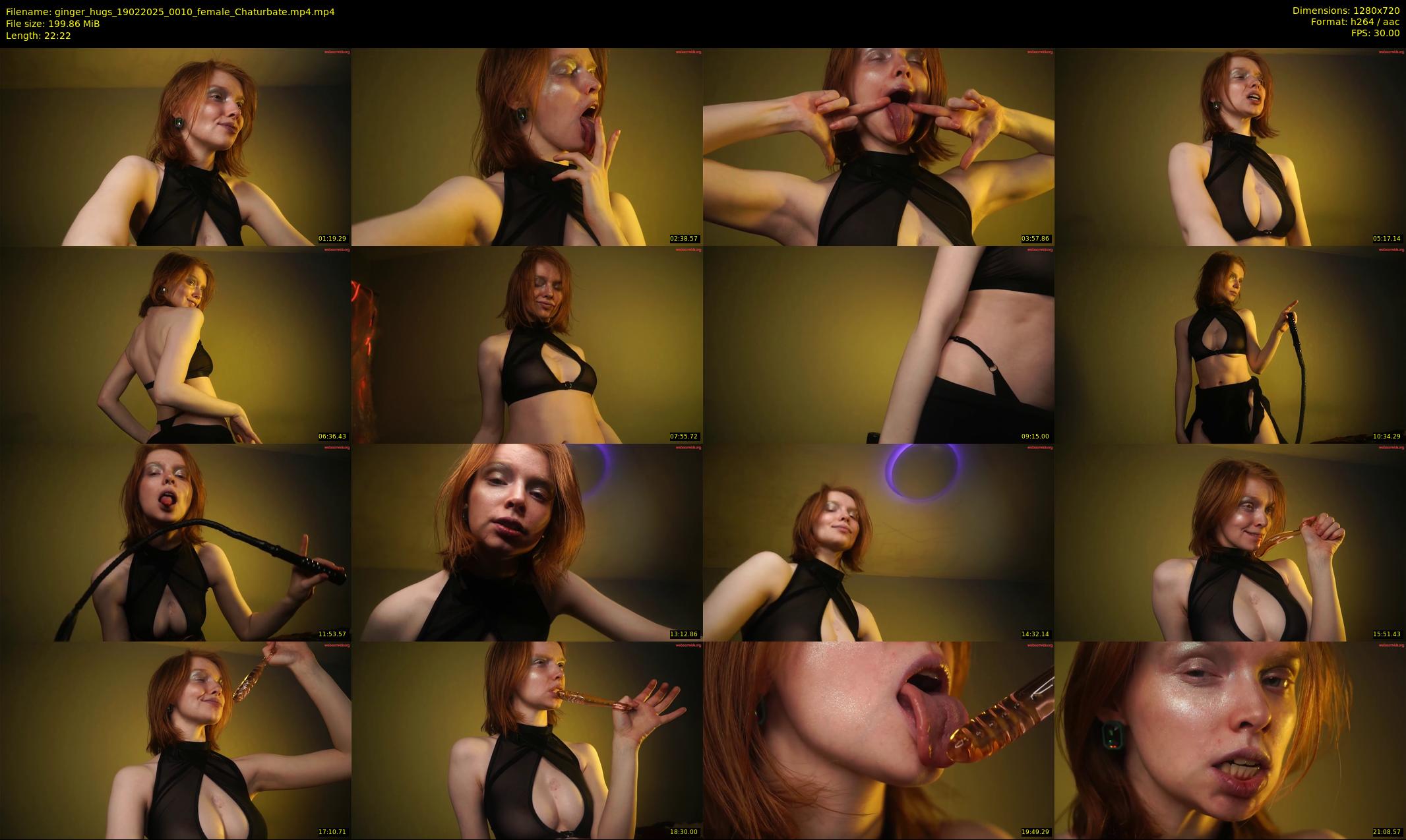 ginger_hugs — 23 minute Chaturbate female cam show recording, 720p, Feb 19, 2025