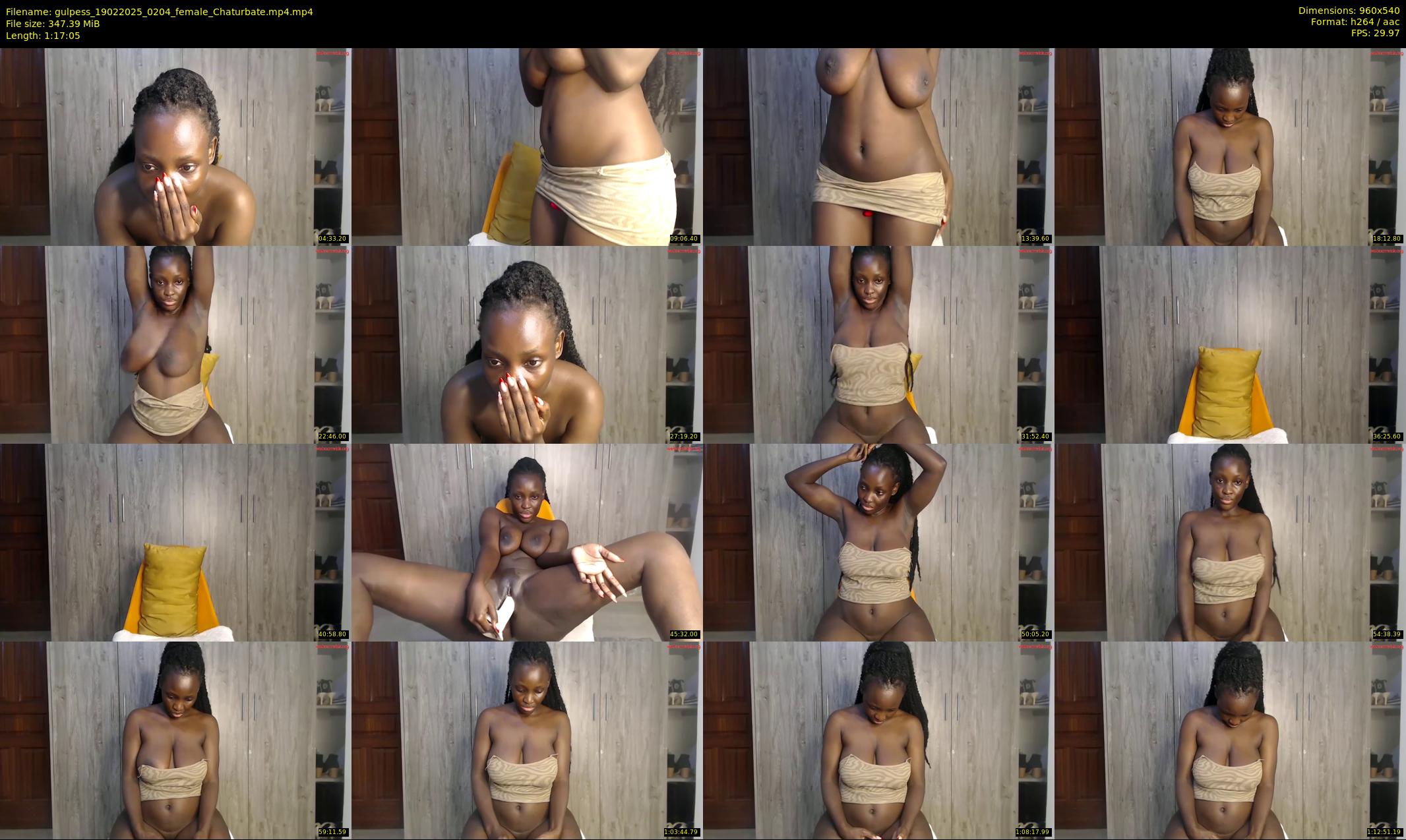 gulpess — 78 minute Chaturbate female cam show recording, 480p, Feb 19, 2025