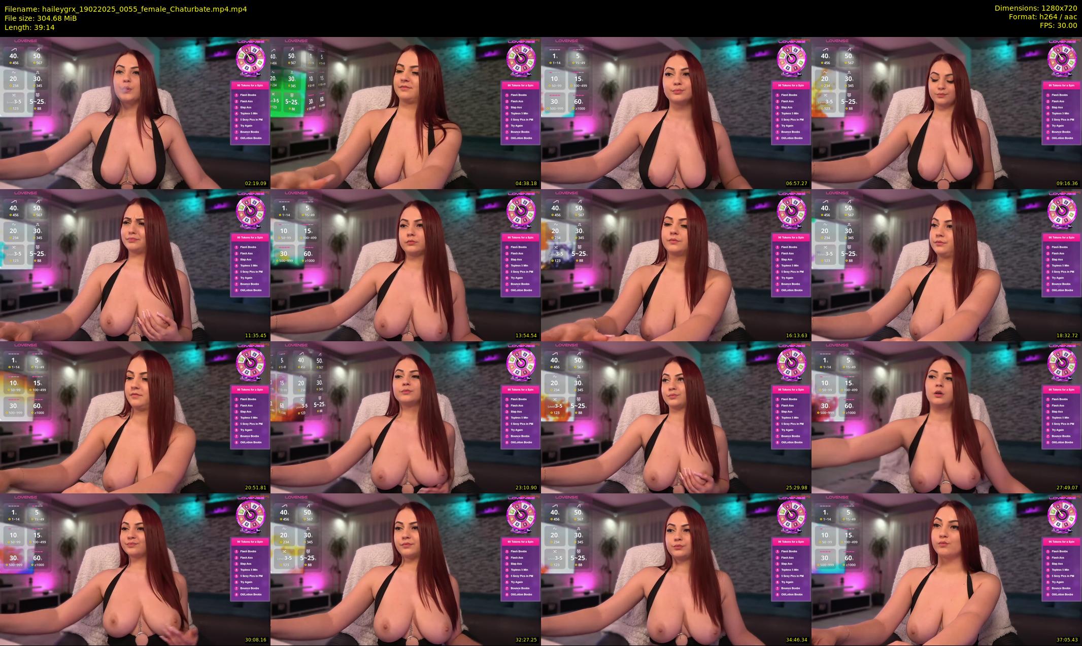 haileygrx — 40 minute Chaturbate female cam show recording, 720p, Feb 19, 2025