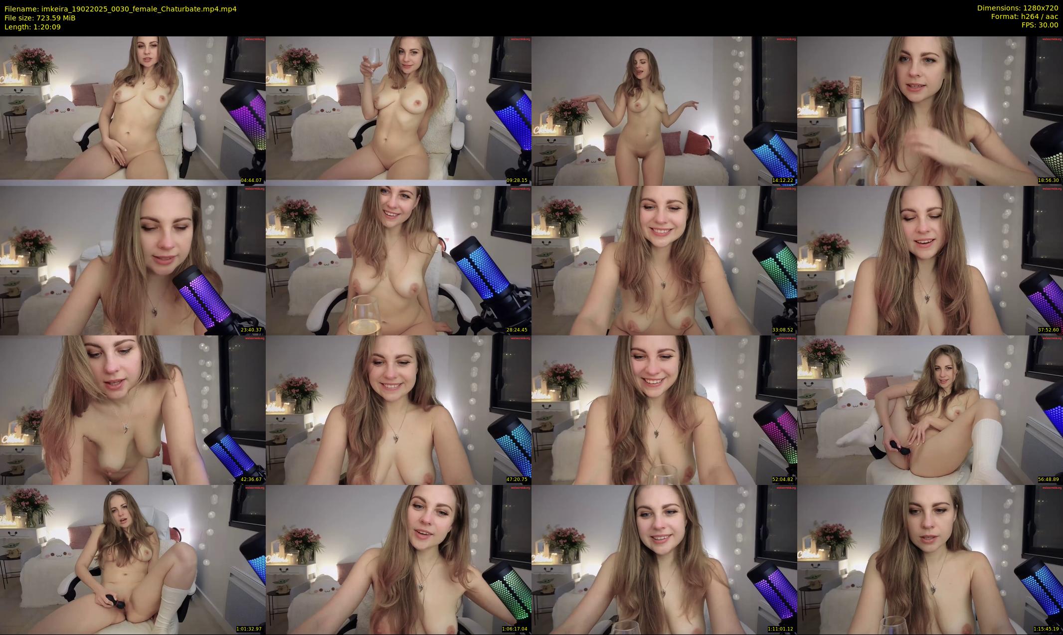 imkeira — 81 minute Chaturbate female cam show recording, 720p, Feb 19, 2025