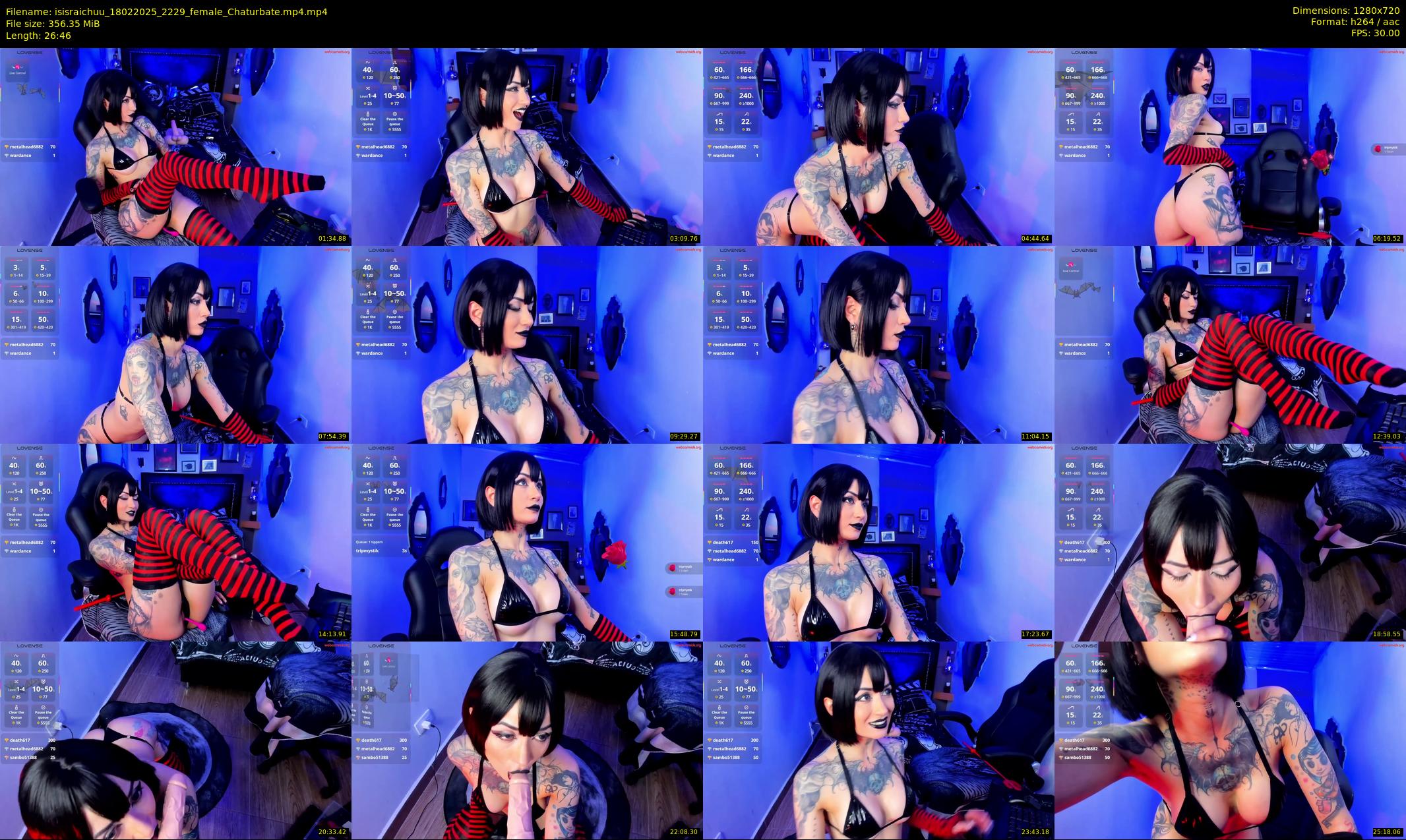 isisraichuu — 27 minute Chaturbate female cam show recording, 720p, Feb 18, 2025