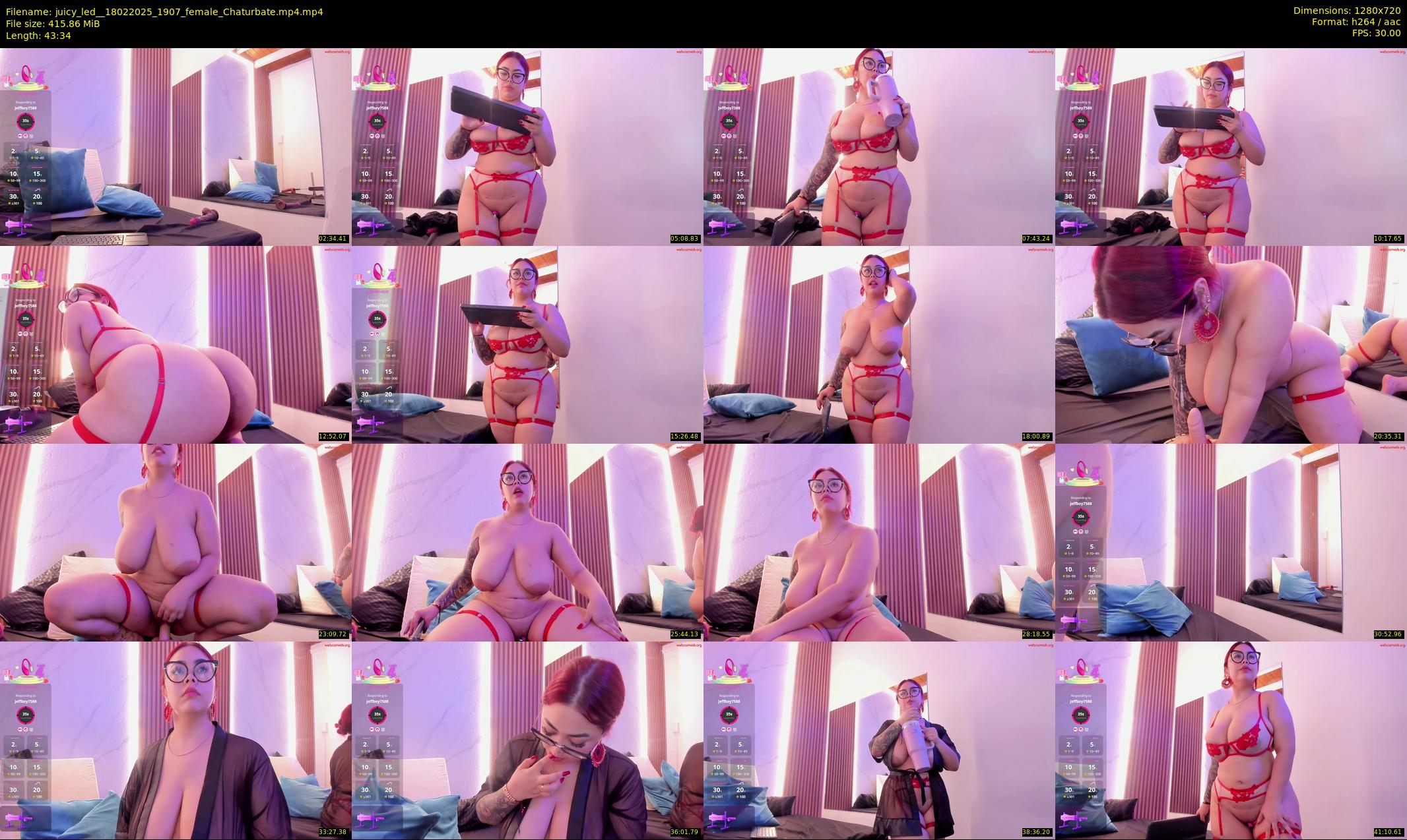 juicy_led_ — 44 minute Chaturbate female cam show recording, 720p, Feb 18, 2025