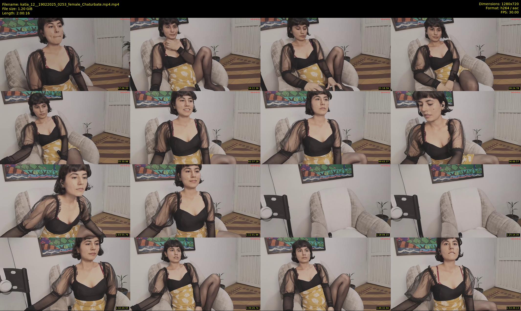 katia_12_ — 121 minute Chaturbate female cam show recording, 720p, Feb 19, 2025