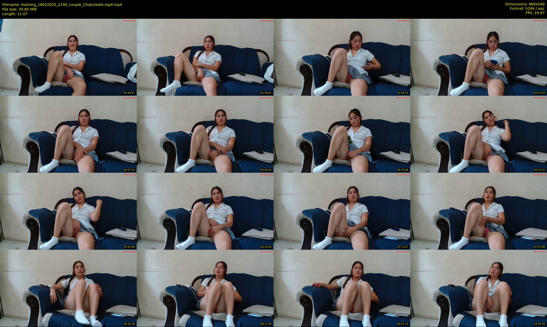 kiaming — 12 minute Chaturbate female cam show recording, 480p, Feb 18, 2025