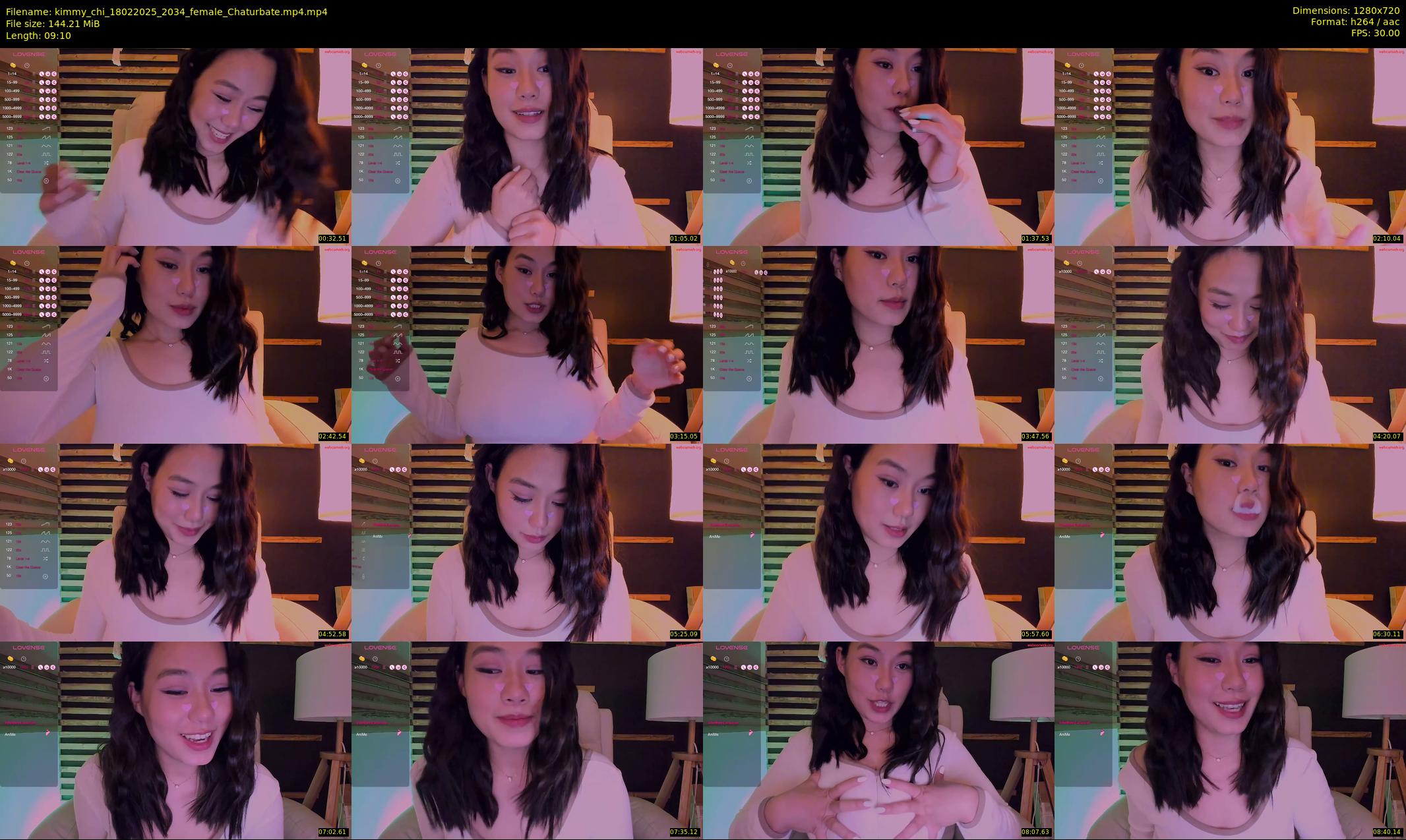 kimmy_chi — 10 minute Chaturbate female cam show recording, 720p, Feb 18, 2025