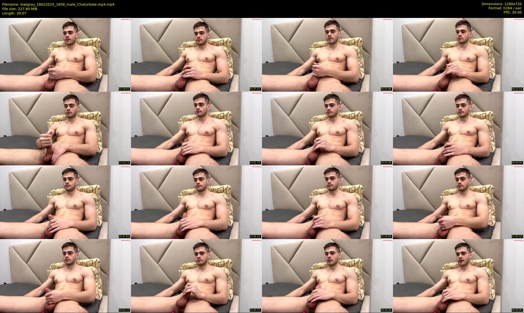 kiwigray — 40 minute Chaturbate male cam show recording, 720p, Feb 18, 2025