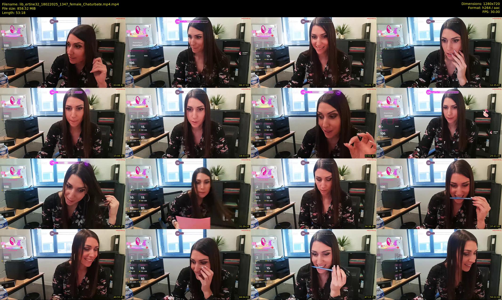 lib_ertine32 — 54 minute Chaturbate female cam show recording, 720p, Feb 18, 2025