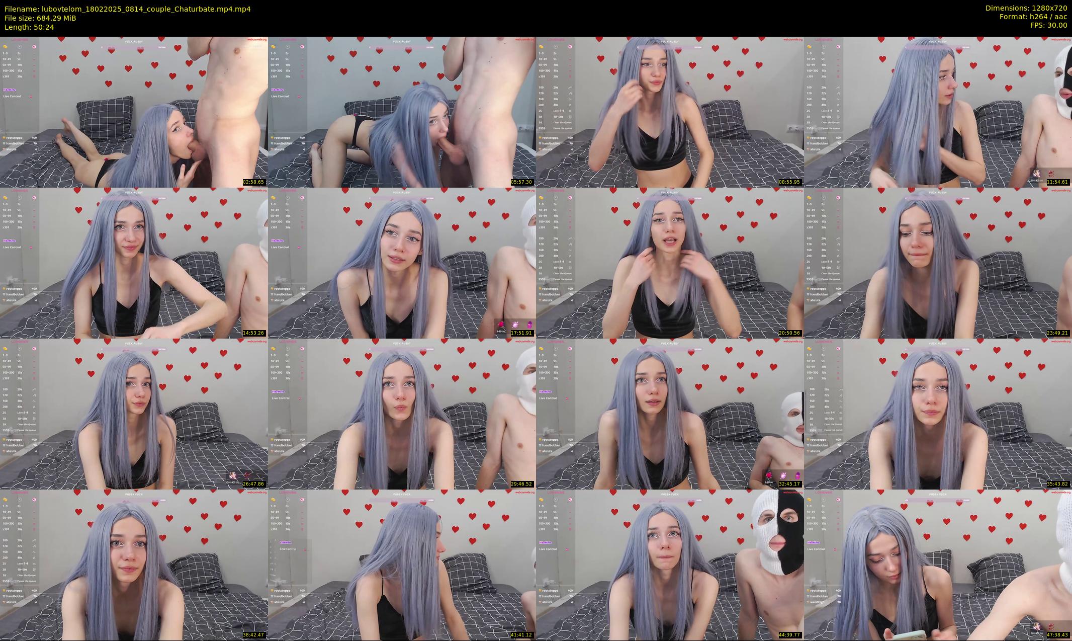 lubovtelom — 51 minute Chaturbate couple cam show recording, 720p, Feb 18, 2025