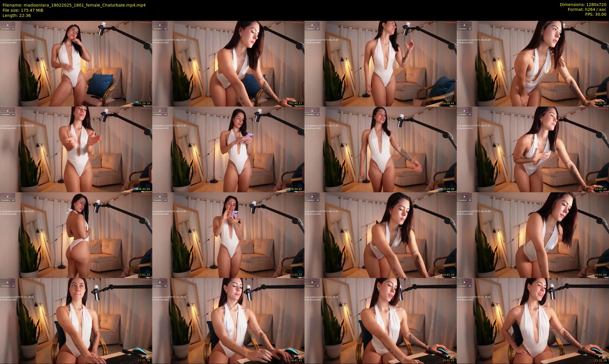 madisonlara — 23 minute Chaturbate female cam show recording, 720p, Feb 18, 2025