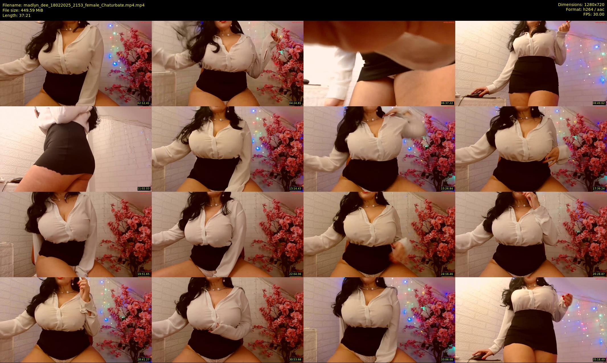 madlyn_dee — 38 minute Chaturbate female cam show recording, 720p, Feb 18, 2025