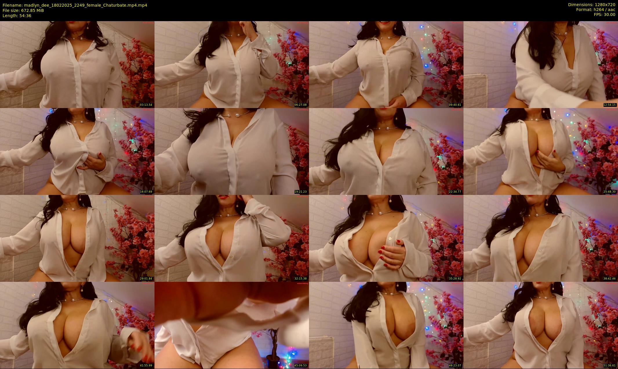 madlyn_dee — 55 minute Chaturbate female cam show recording, 720p, Feb 18, 2025