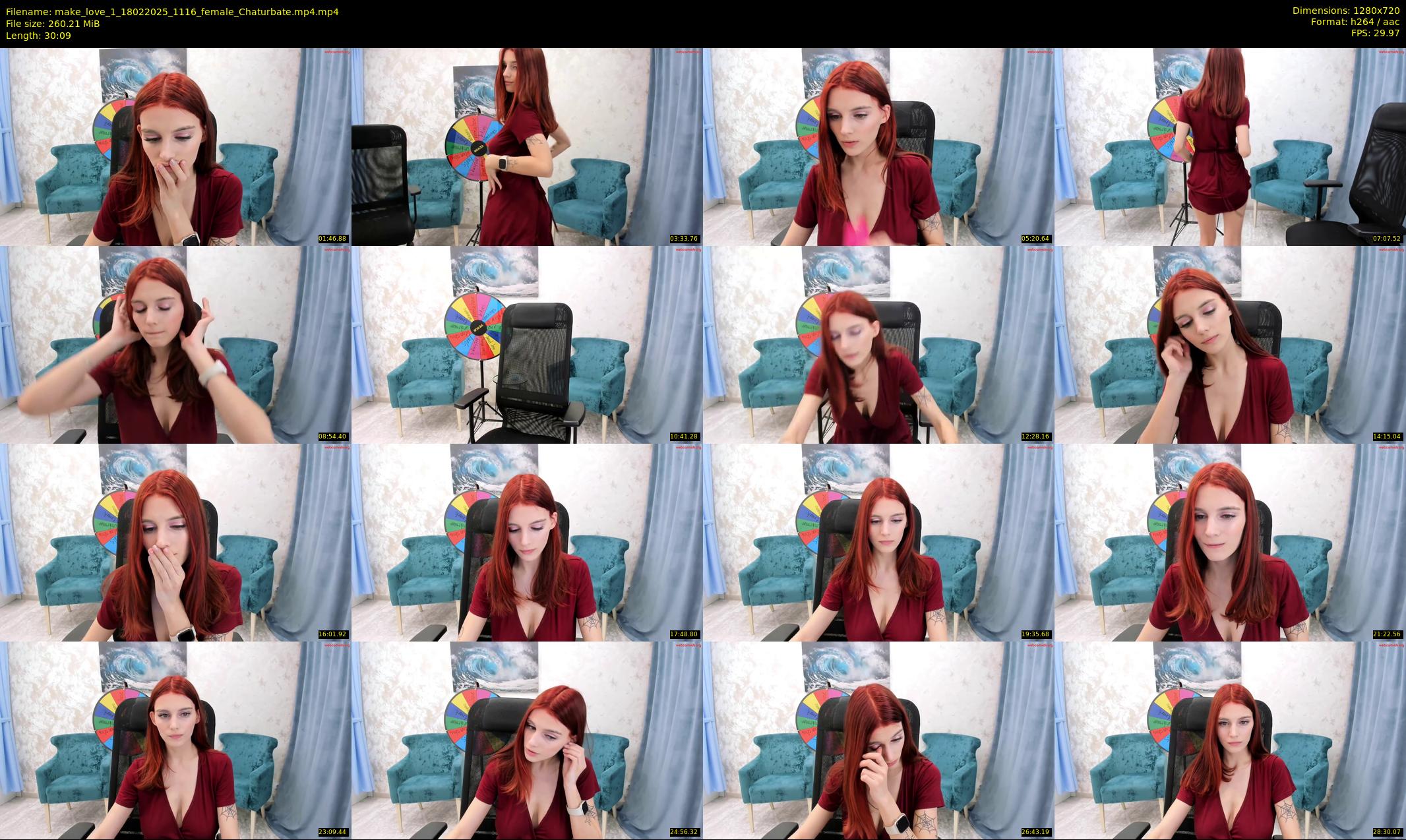 make_love_1 — 31 minute Chaturbate female cam show recording, 720p, Feb 18, 2025