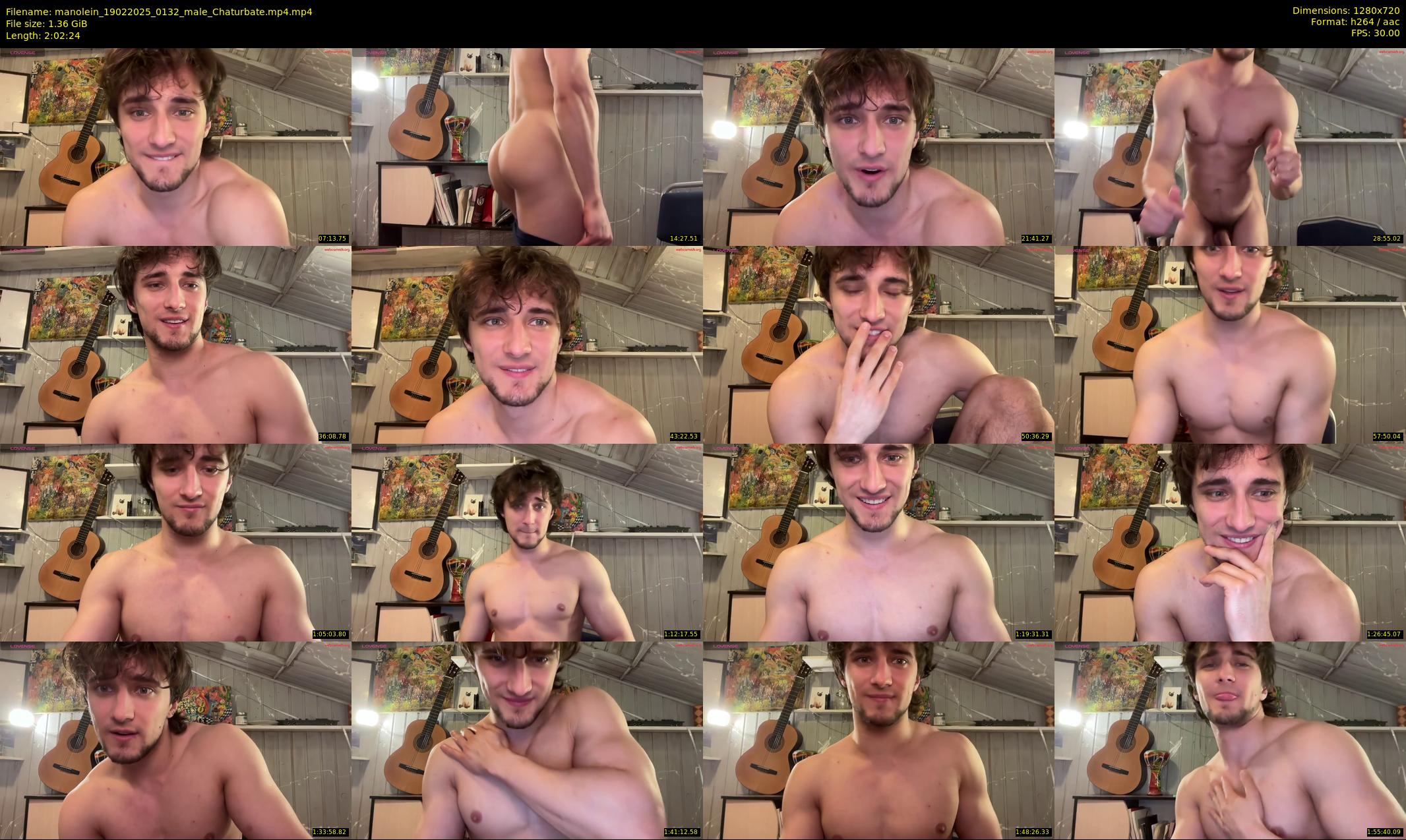 manolein — 123 minute Chaturbate male cam show recording, 720p, Feb 19, 2025
