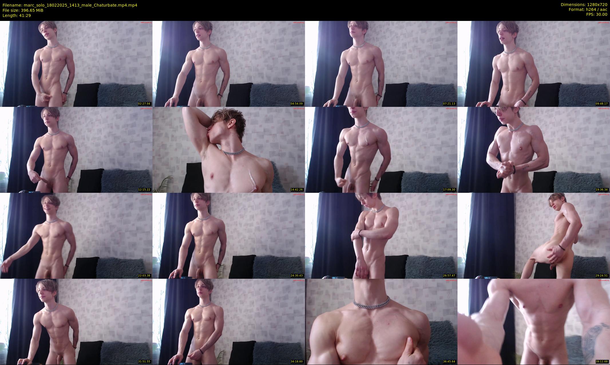 marc_solo — 42 minute Chaturbate male cam show recording, 720p, Feb 18, 2025