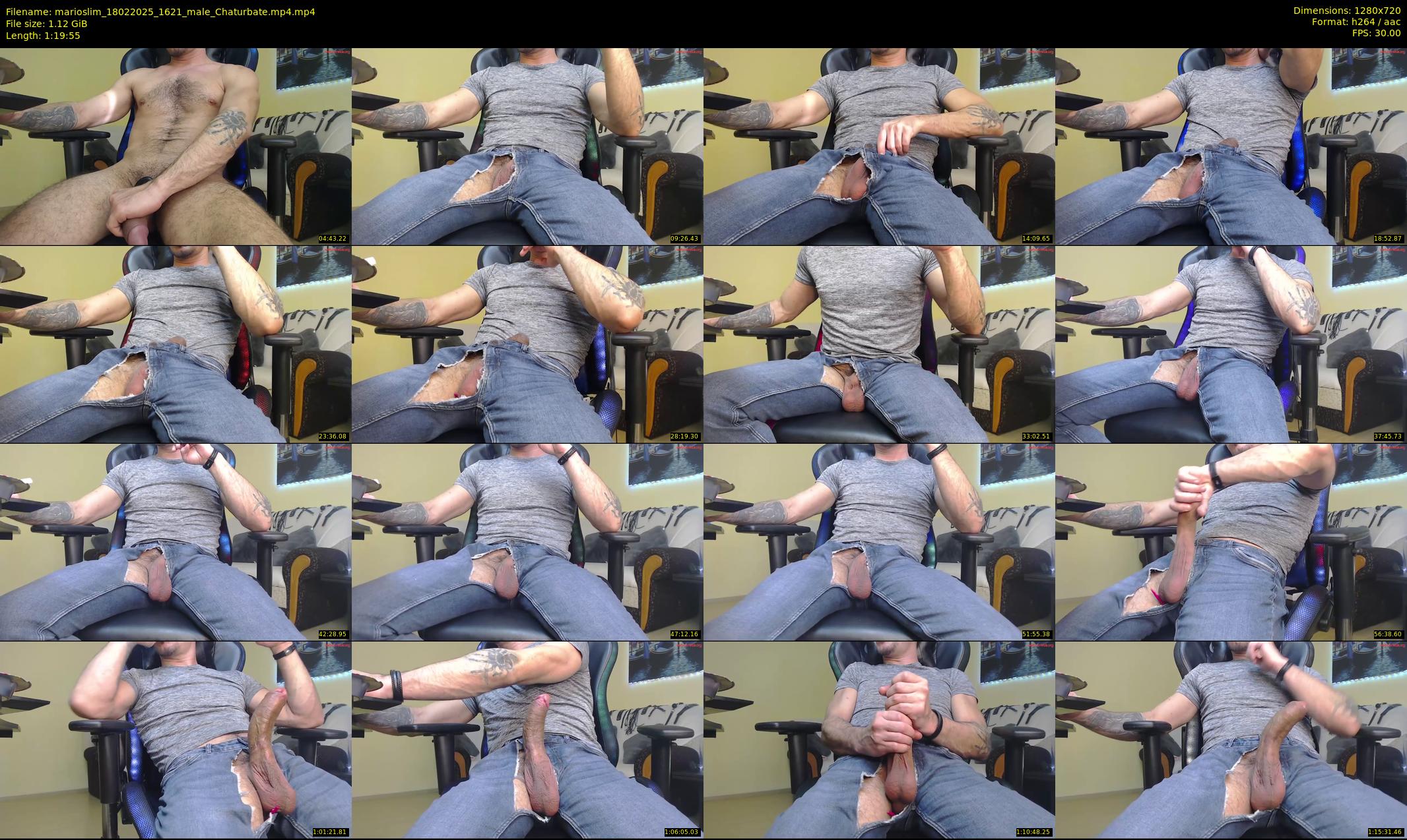 marioslim — 80 minute Chaturbate male cam show recording, 720p, Feb 18, 2025