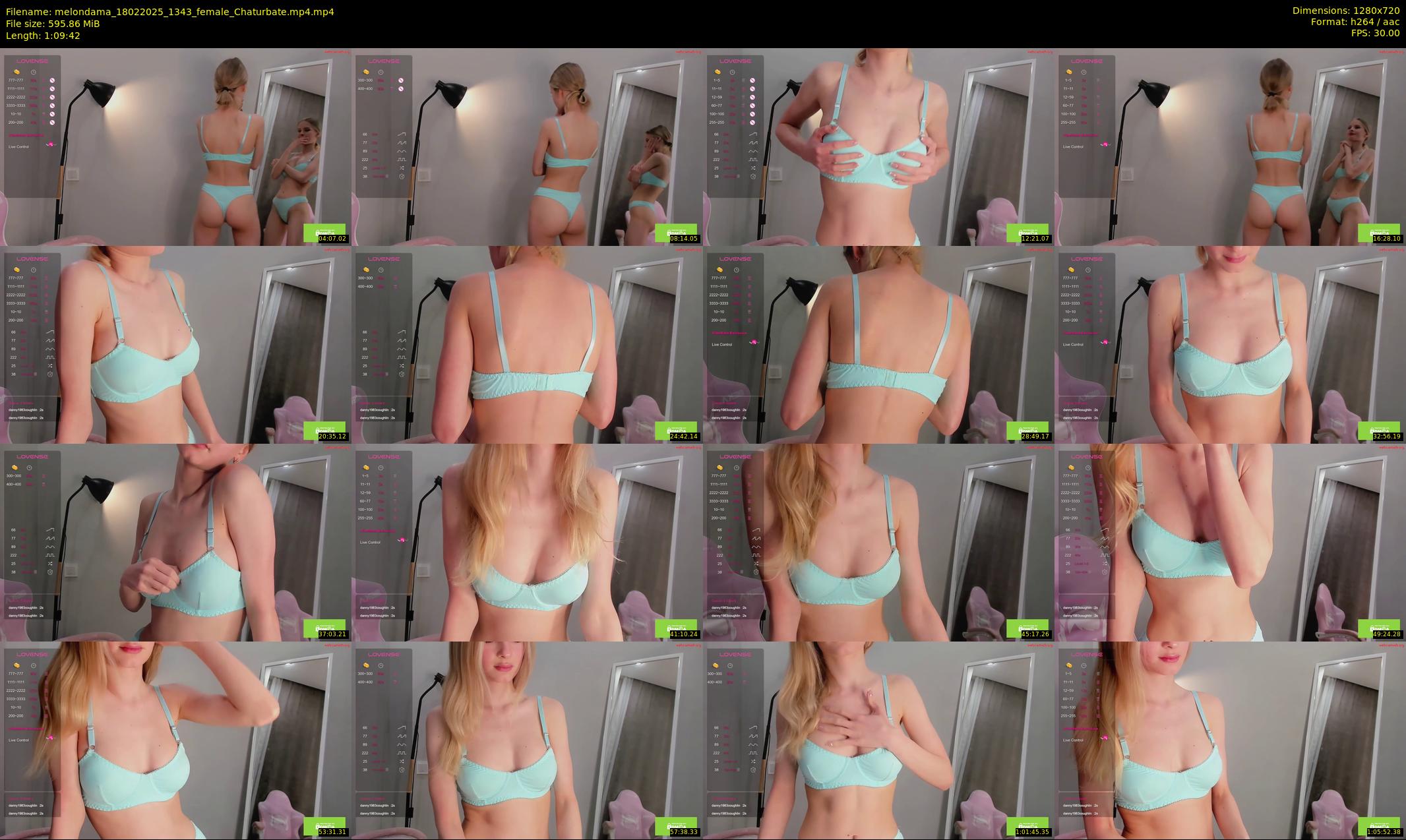 melondama — 70 minute Chaturbate female cam show recording, 720p, Feb 18, 2025